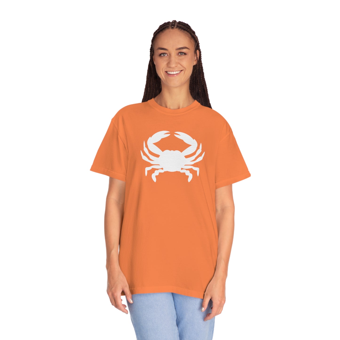 White Crab Comfort Colors T-Shirt
