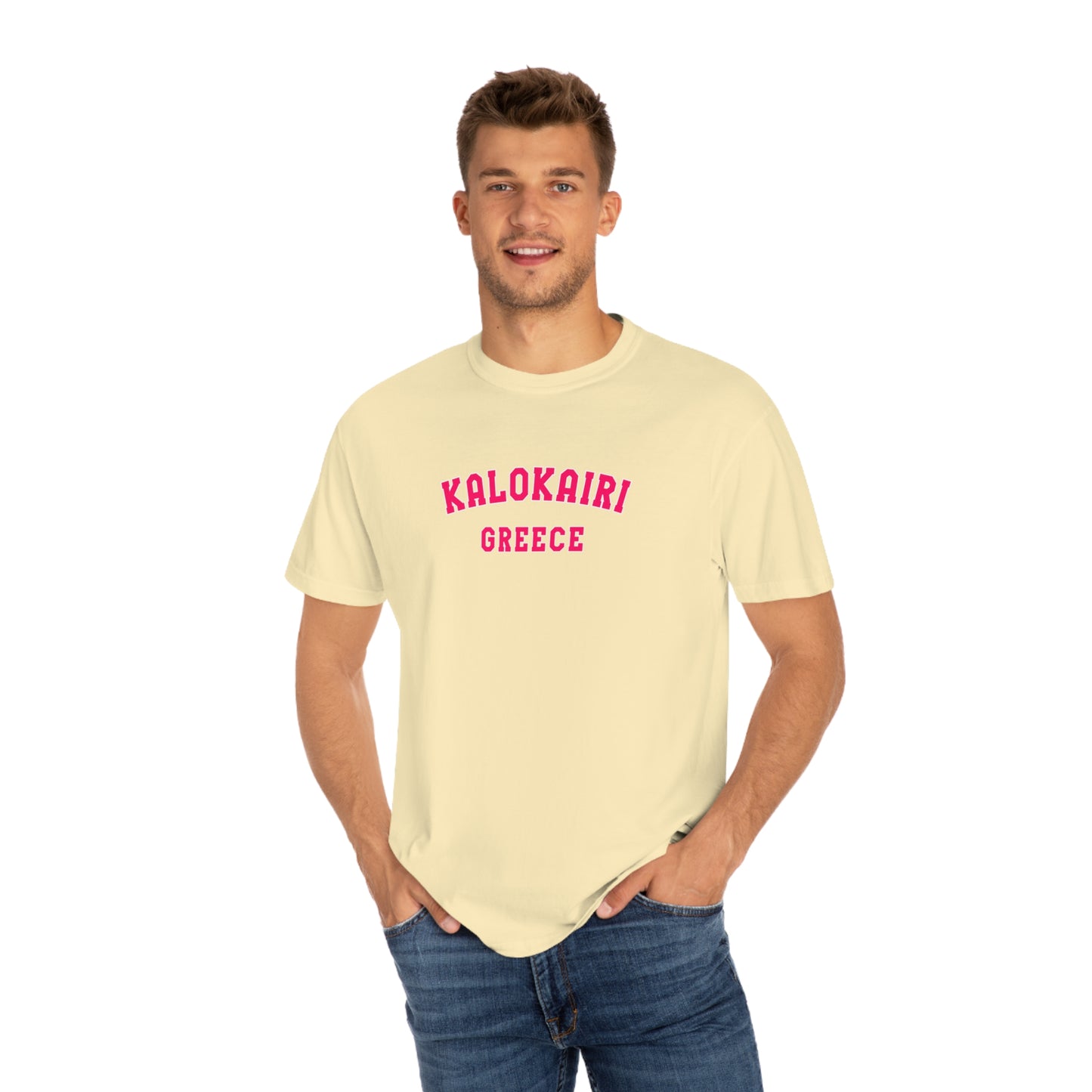 Kalokairi Pink Text Comfort Colors T-Shirt