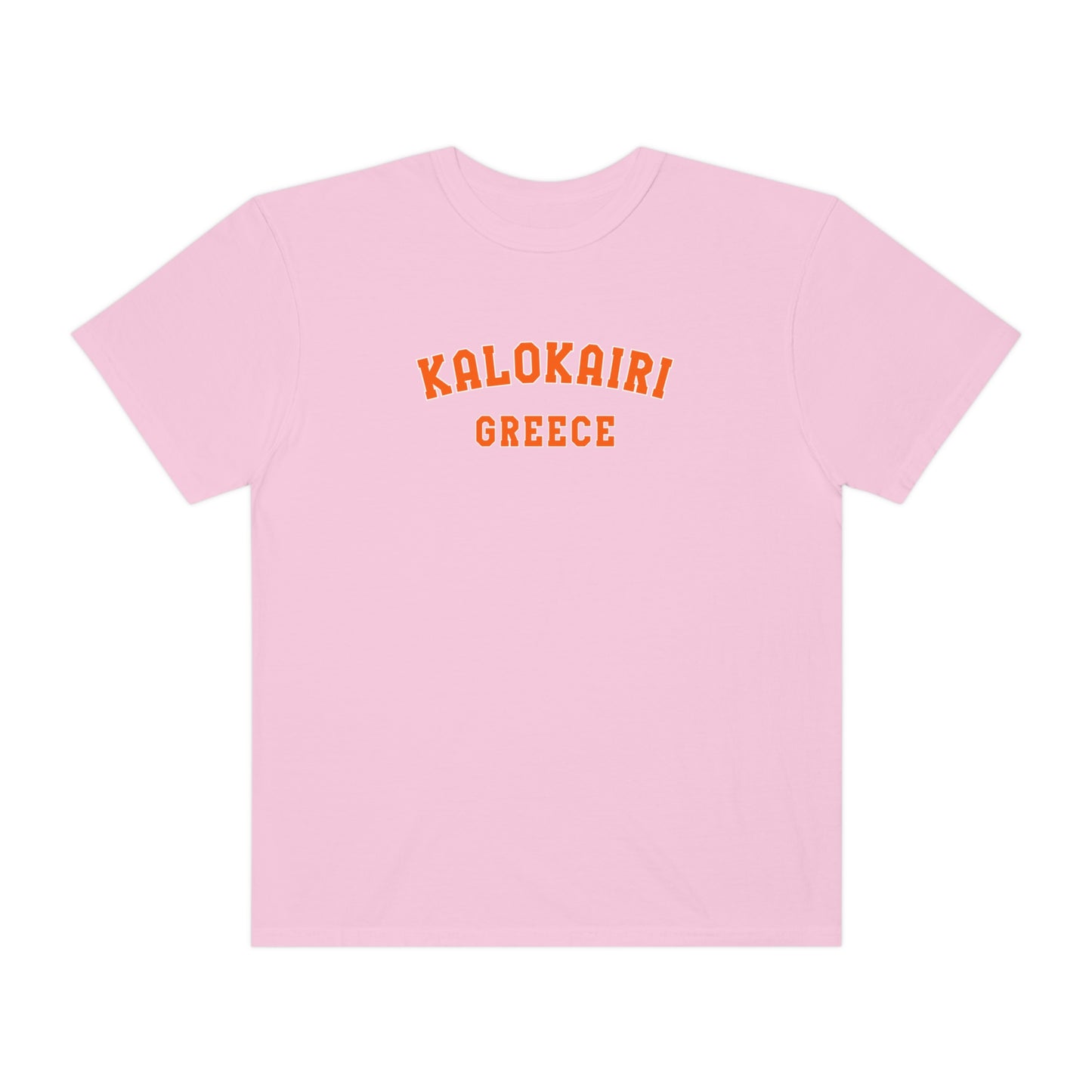 Kalokairi Orange Text Comfort Colors T-Shirt