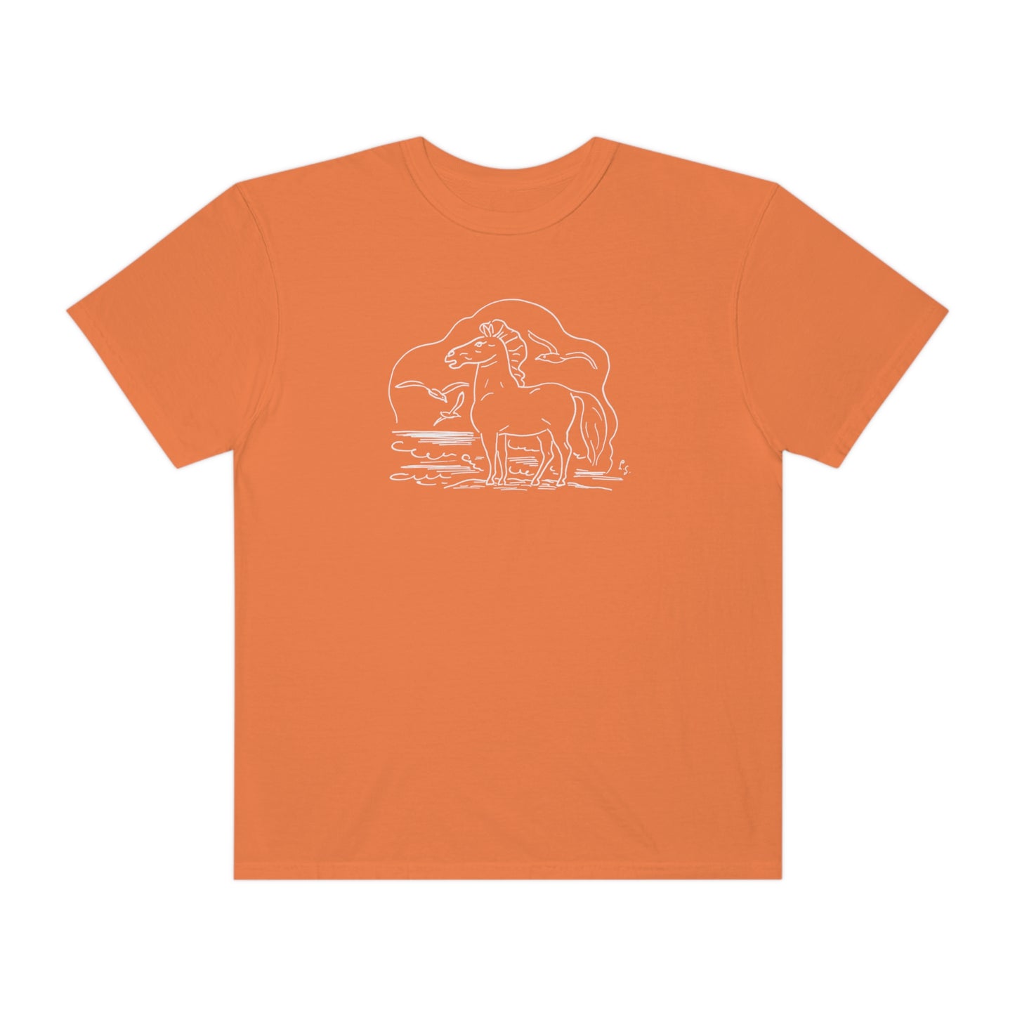 Horse on the Beach Comfort Colors T-Shirt