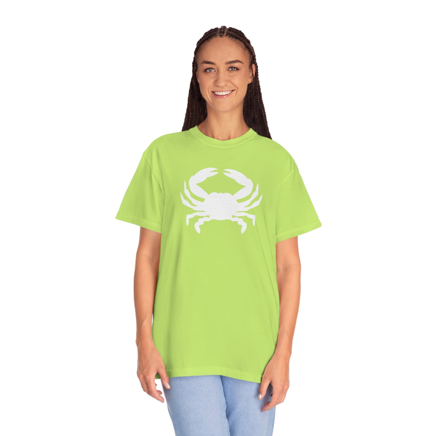 White Crab Comfort Colors T-Shirt