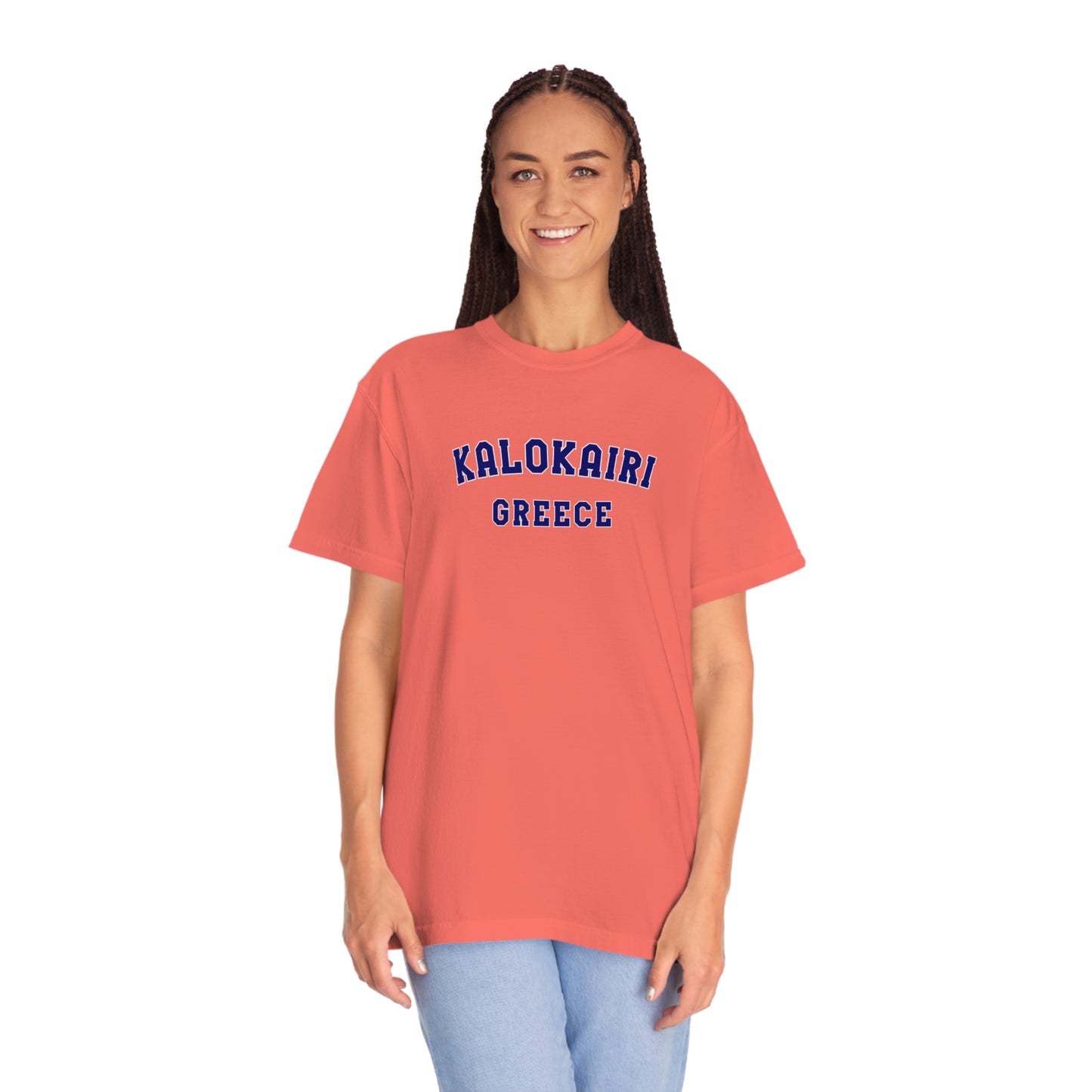 Kalokairi Navy Text Comfort Colors T-Shirt