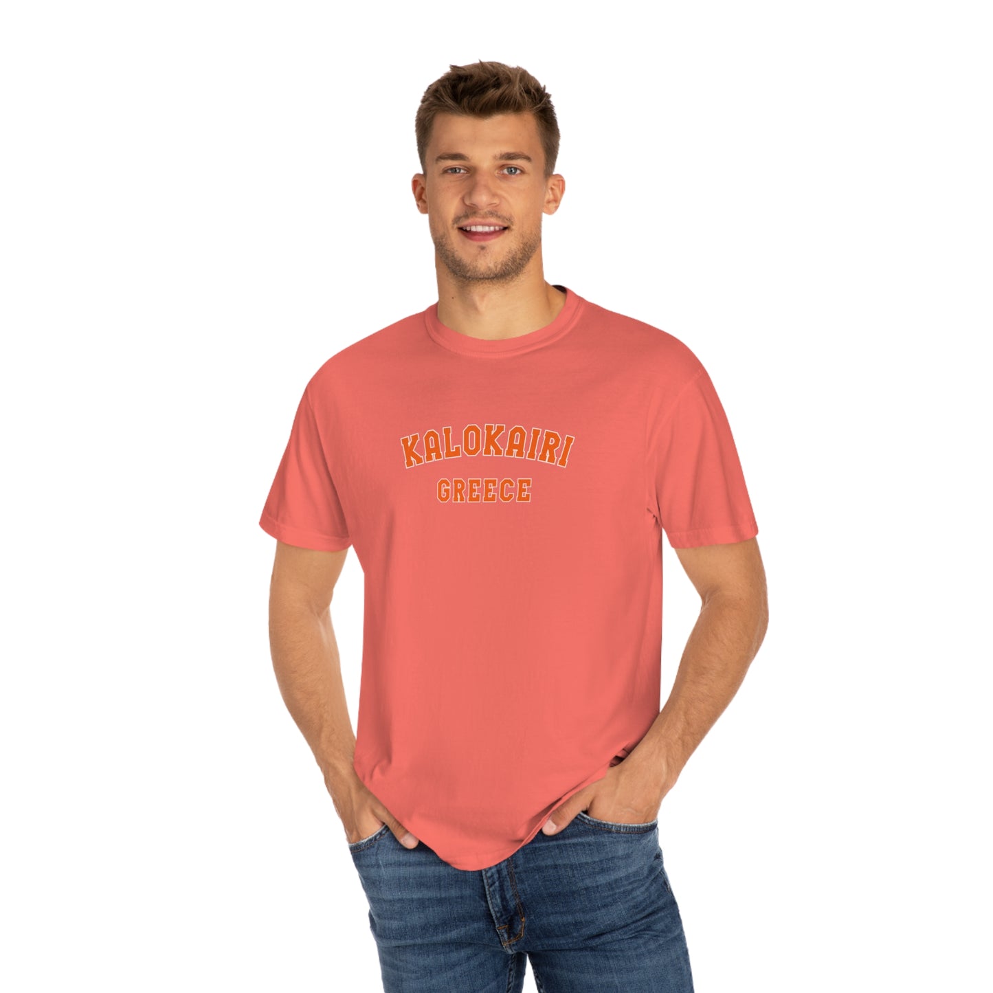 Kalokairi Orange Text Comfort Colors T-Shirt
