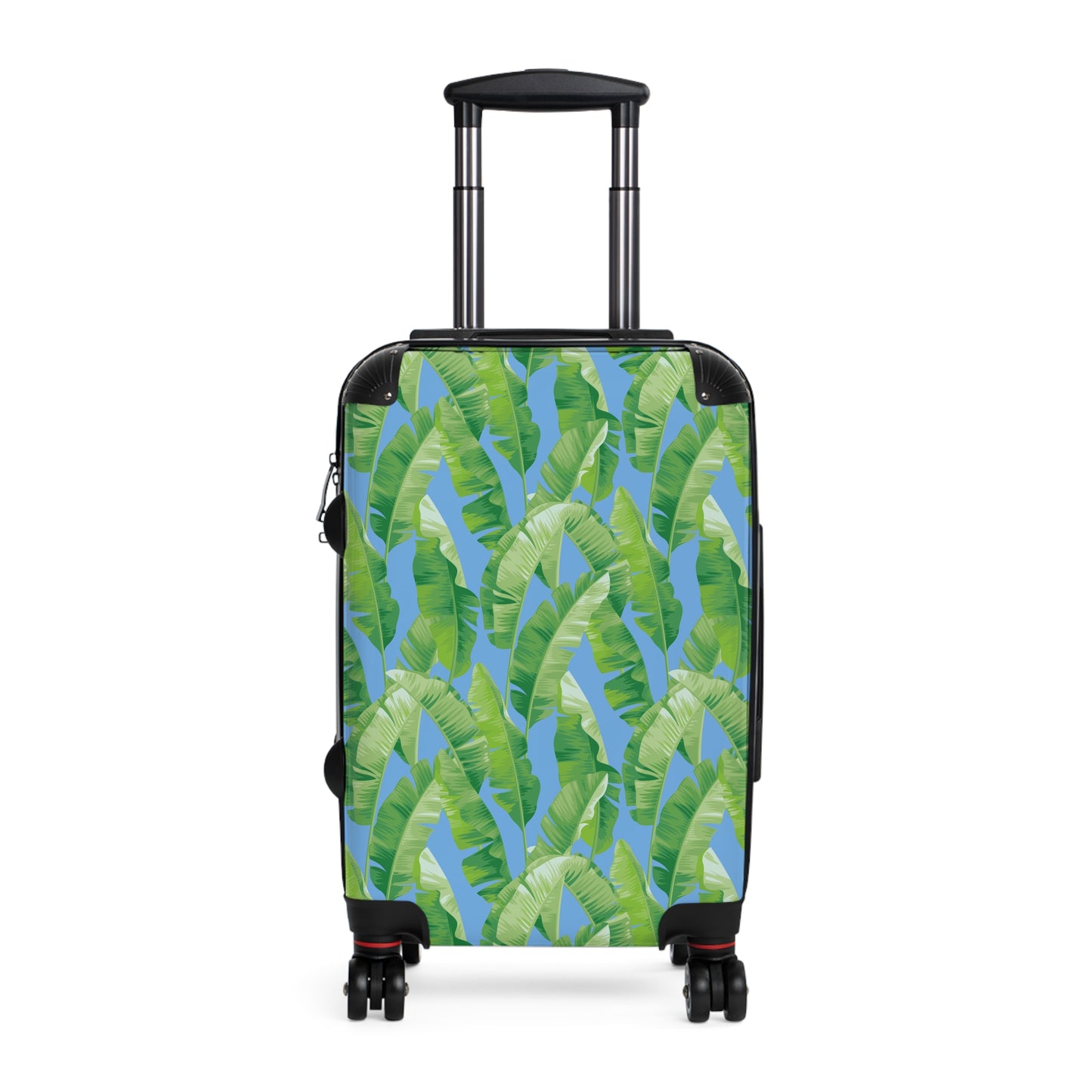 Banana Leaf on Blue Suitcases
