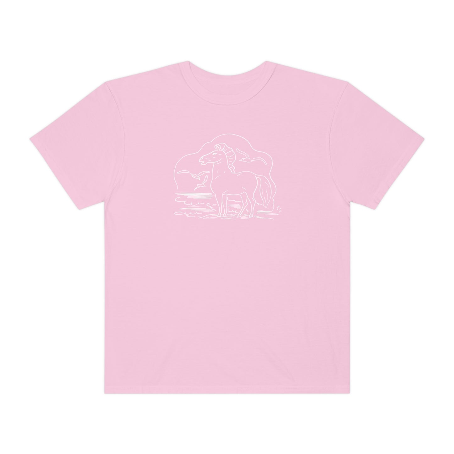 Horse on the Beach Comfort Colors T-Shirt