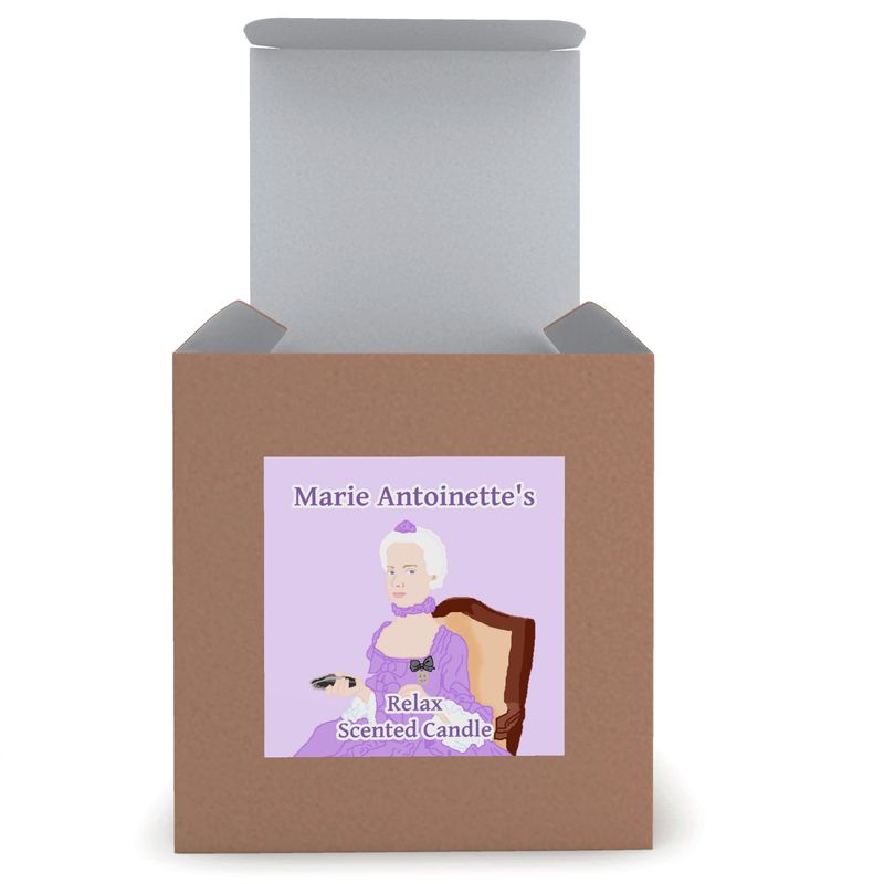 Marie Antoinette Purple Candle
