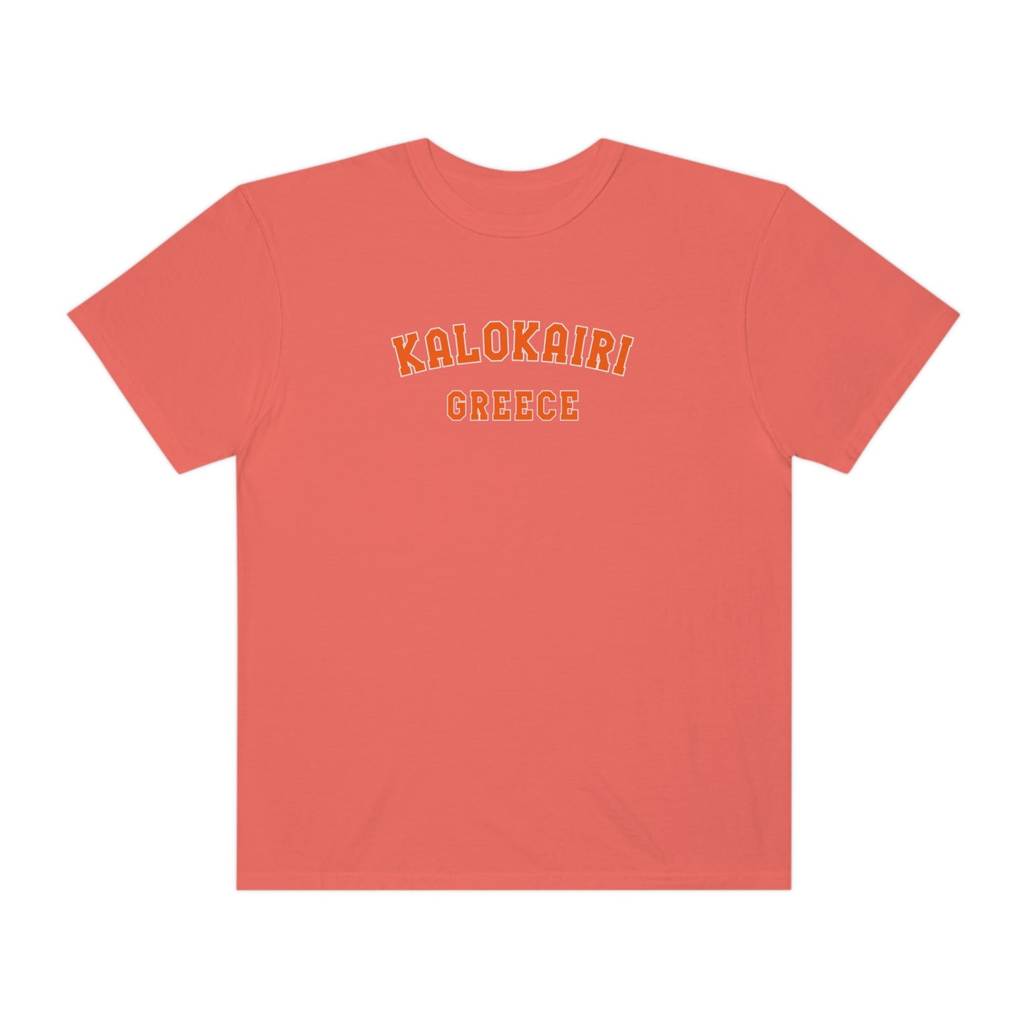 Kalokairi Orange Text Comfort Colors T-Shirt