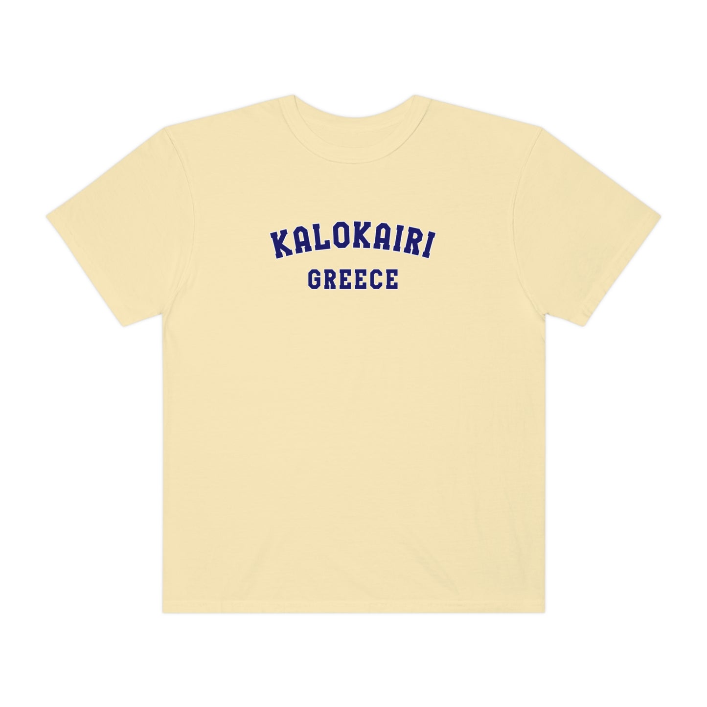 Kalokairi Navy Text Comfort Colors T-Shirt