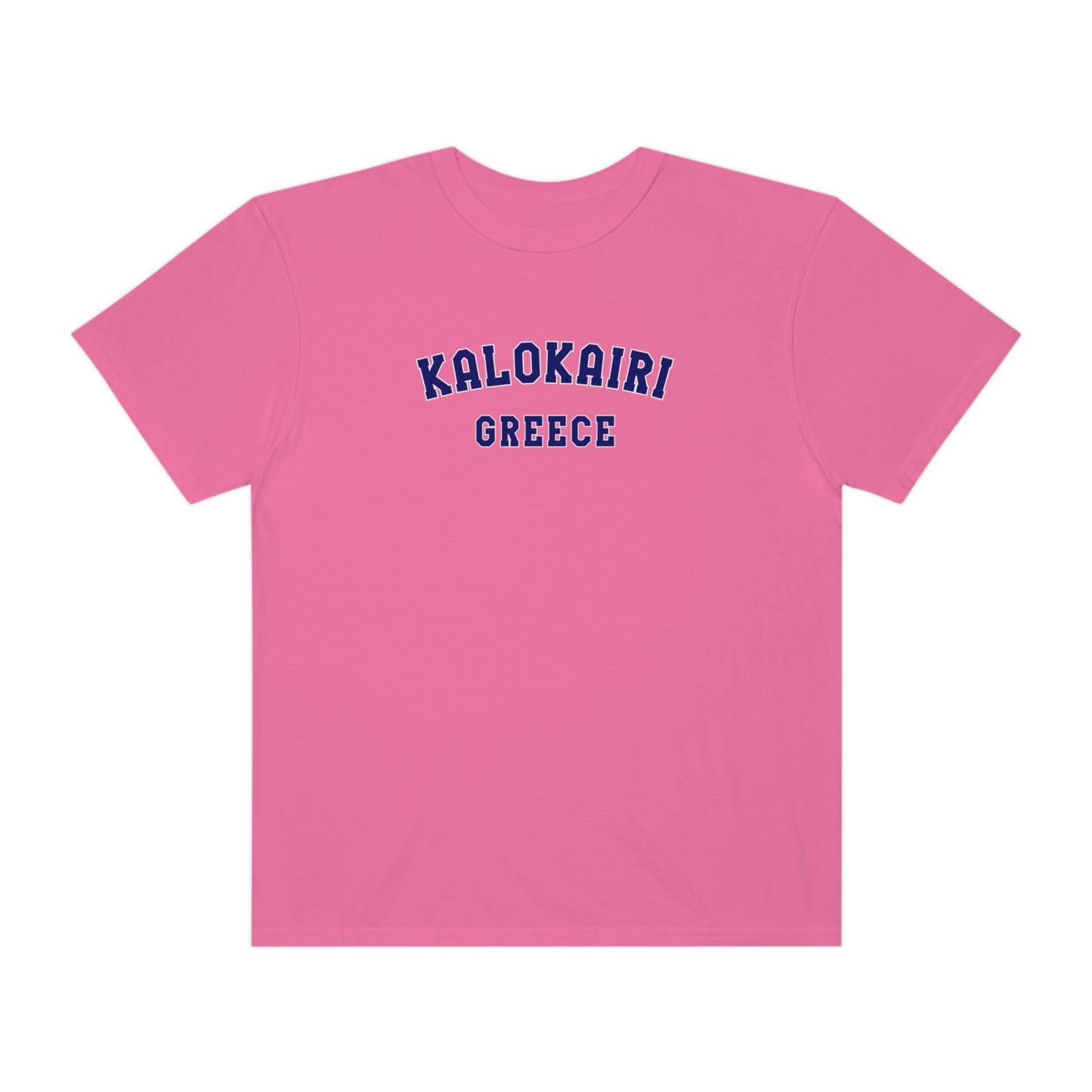 Kalokairi Navy Text Comfort Colors T-Shirt