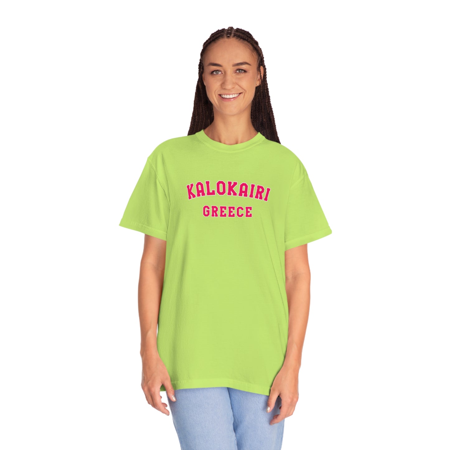 Kalokairi Pink Text Comfort Colors T-Shirt