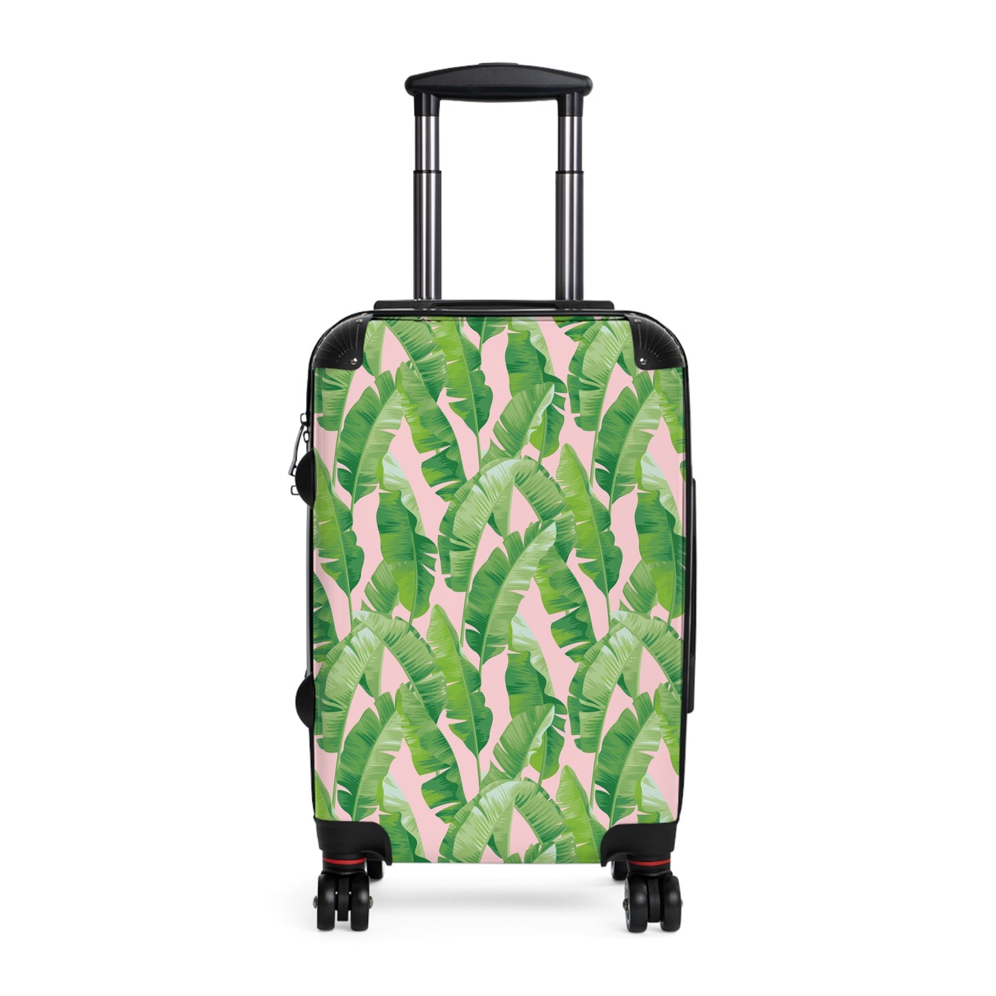 Banana Leaf on Light Pink Suitcases