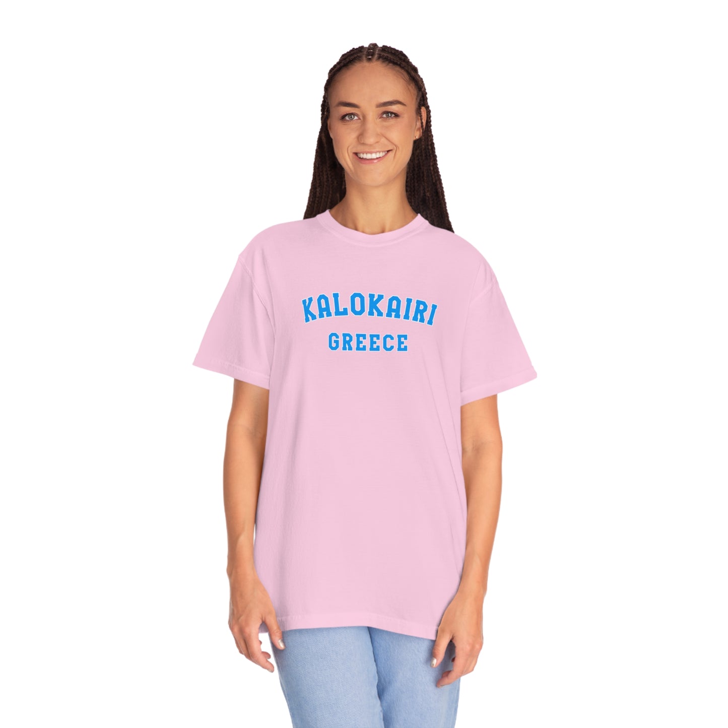 Kalokairi Blue Text Comfort Colors T-Shirt
