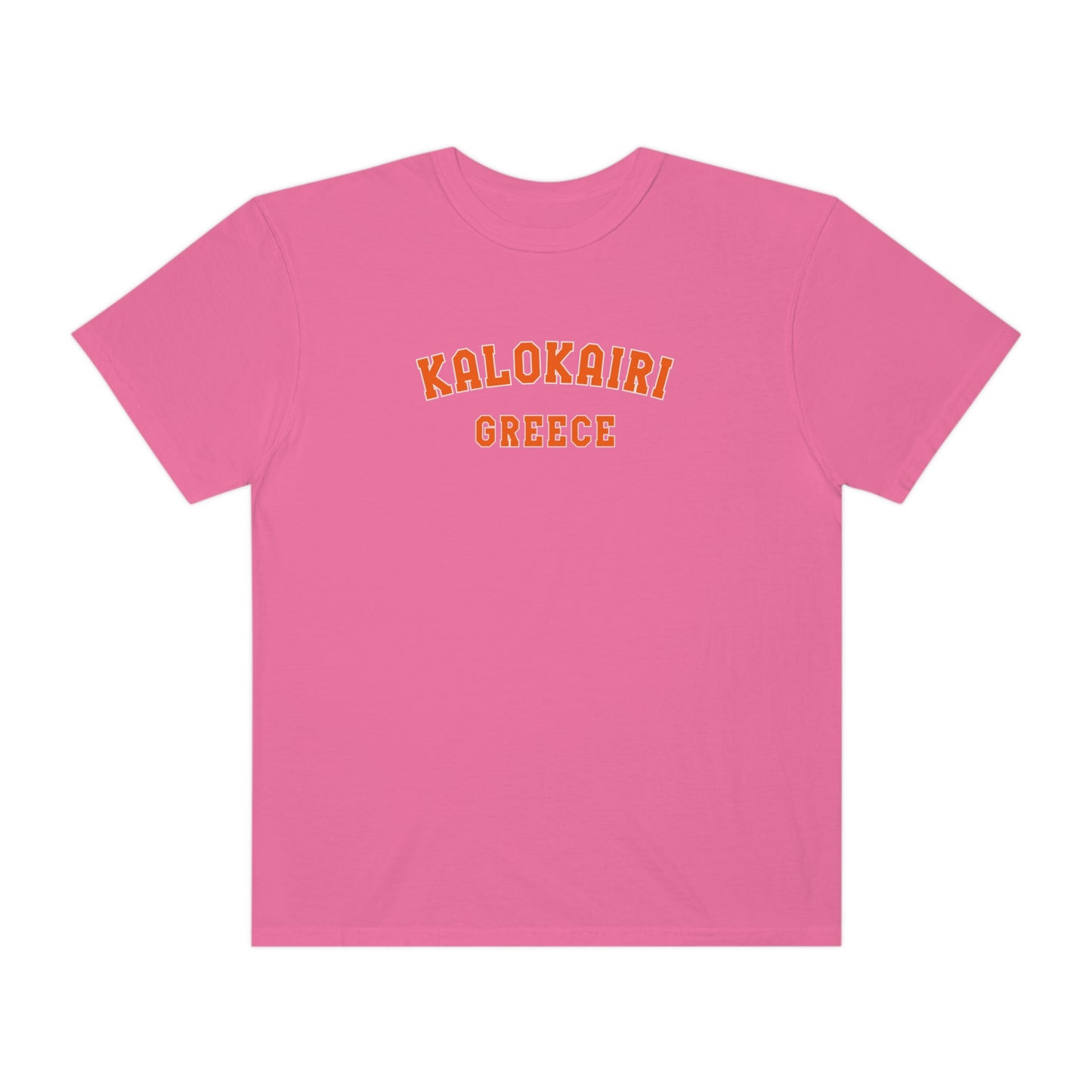 Kalokairi Orange Text Comfort Colors T-Shirt