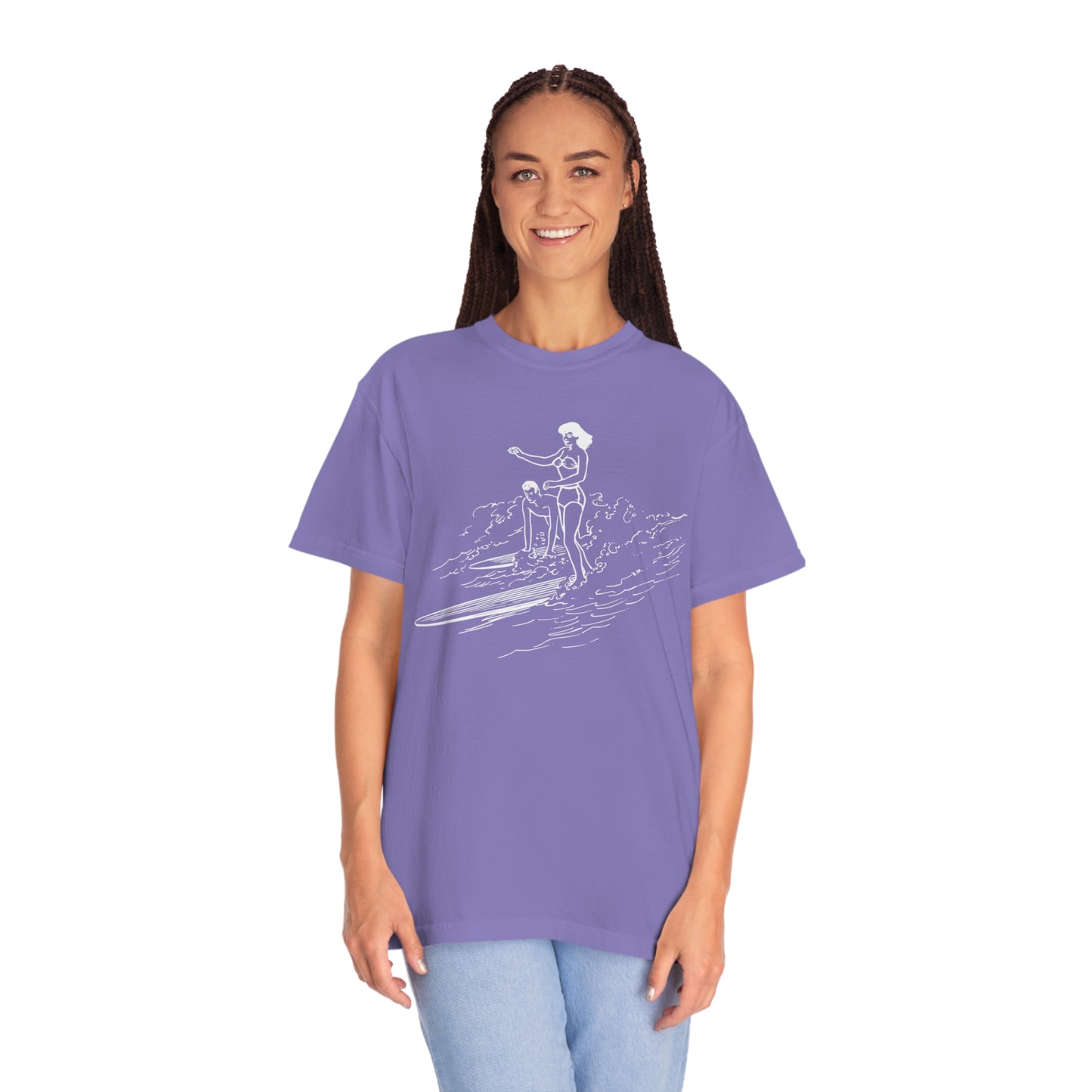 Surfing Comfort Colors T-Shirt