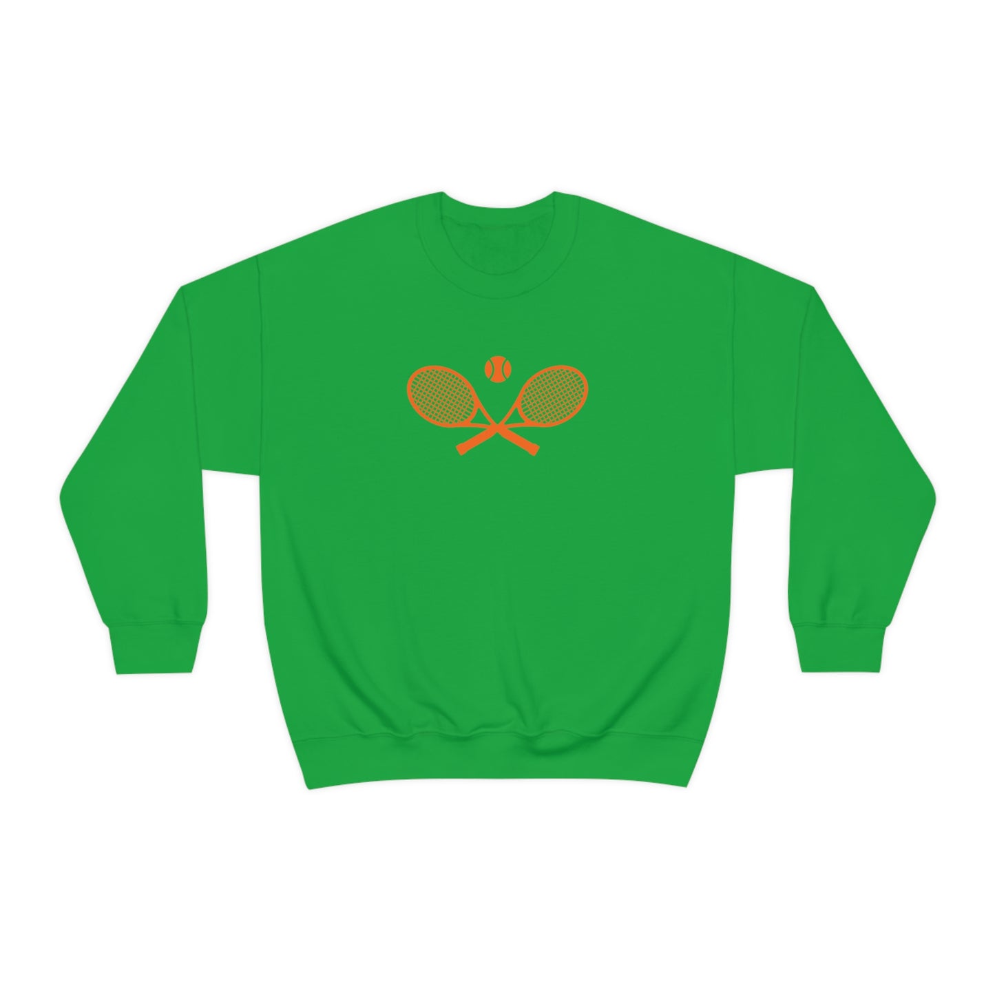 Preppy Orange Tennis Sweatshirt