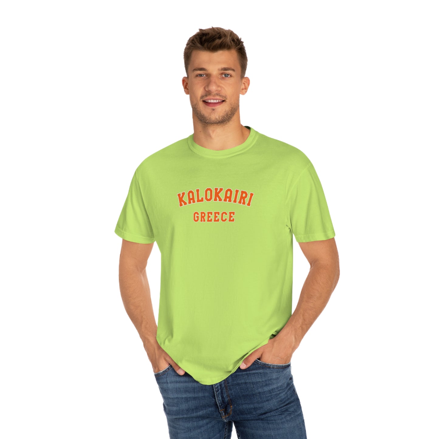 Kalokairi Orange Text Comfort Colors T-Shirt