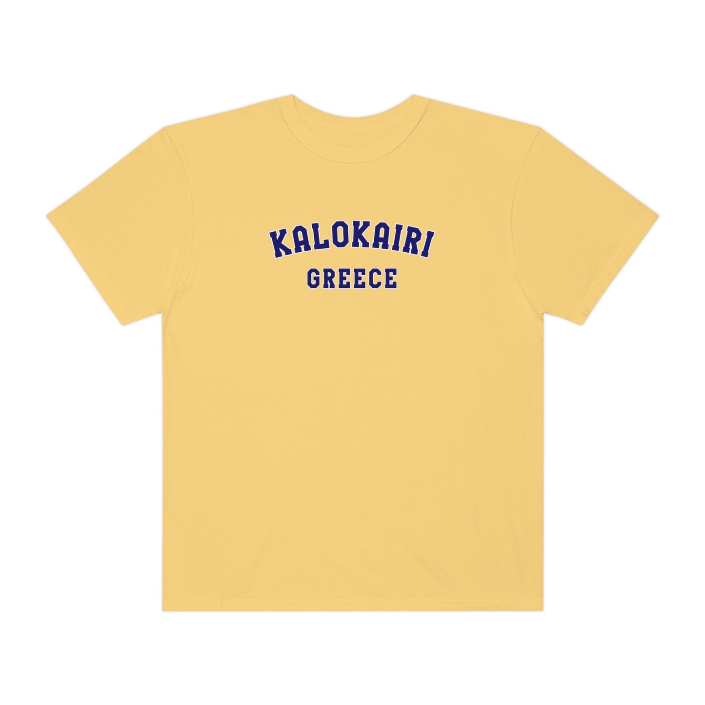Kalokairi Navy Text Comfort Colors T-Shirt