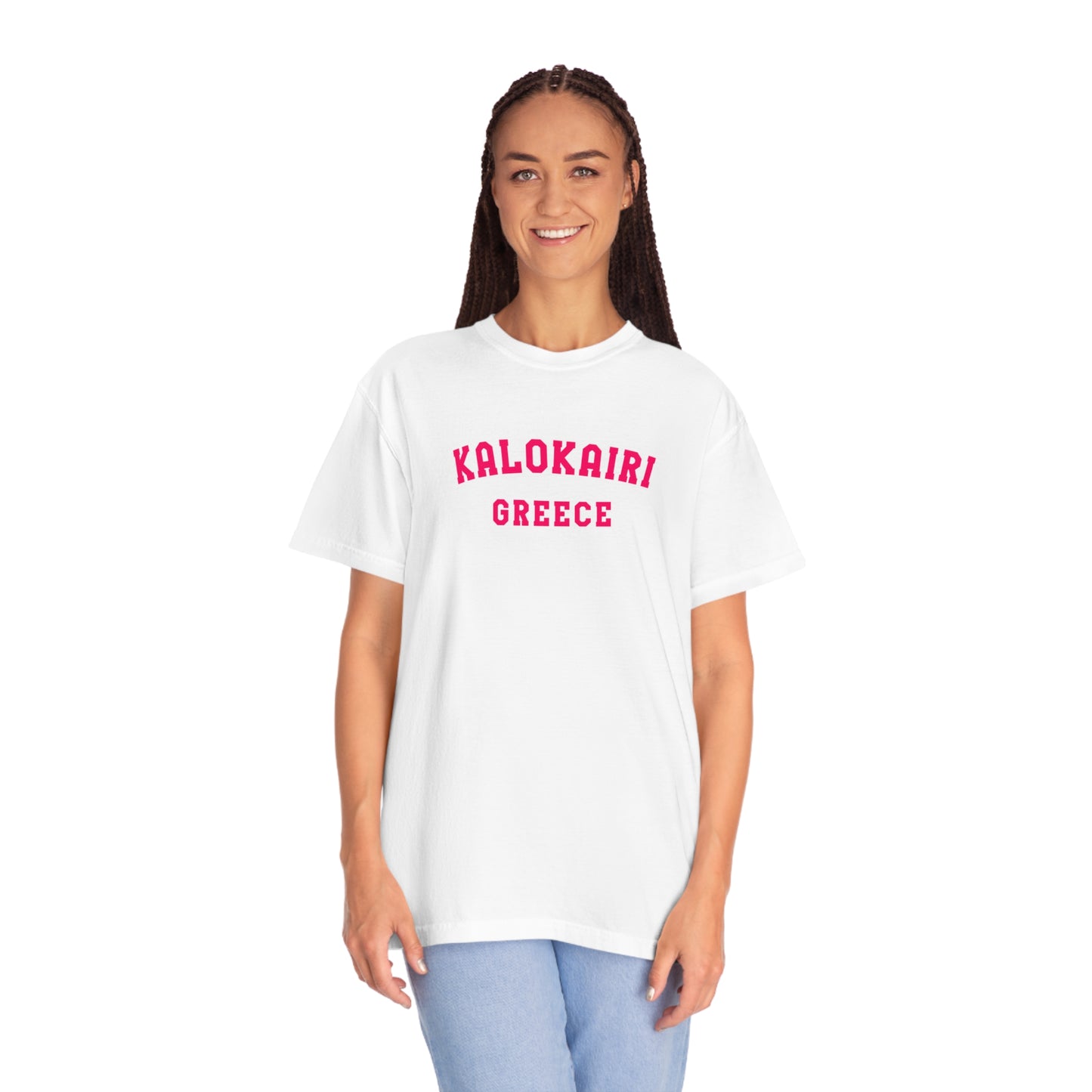 Kalokairi Pink Text Comfort Colors T-Shirt