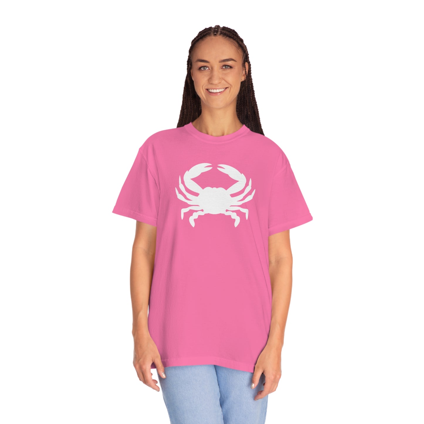 White Crab Comfort Colors T-Shirt