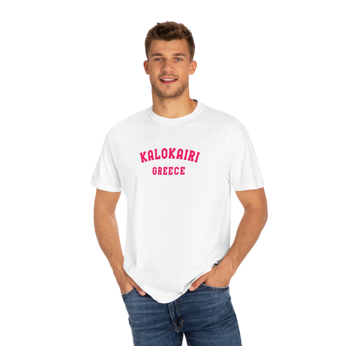 Kalokairi Pink Text Comfort Colors T-Shirt