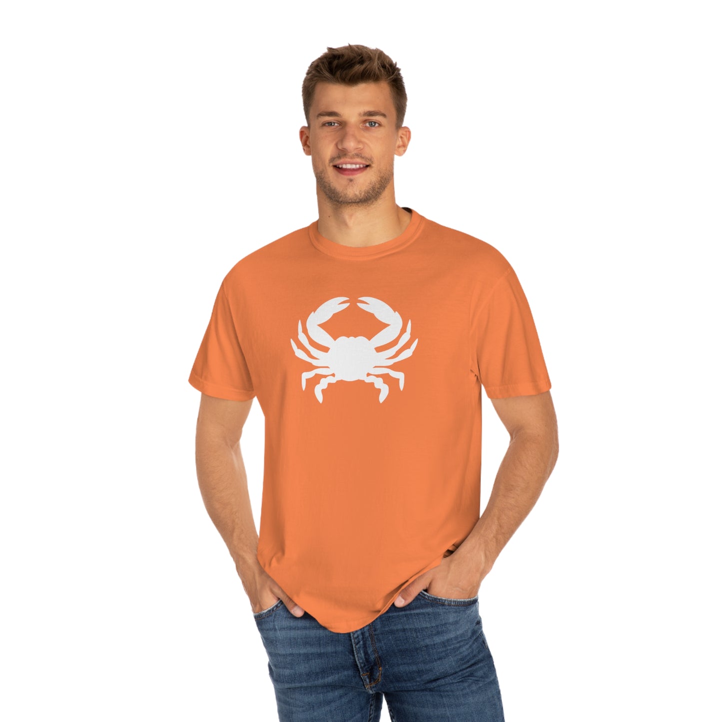 White Crab Comfort Colors T-Shirt