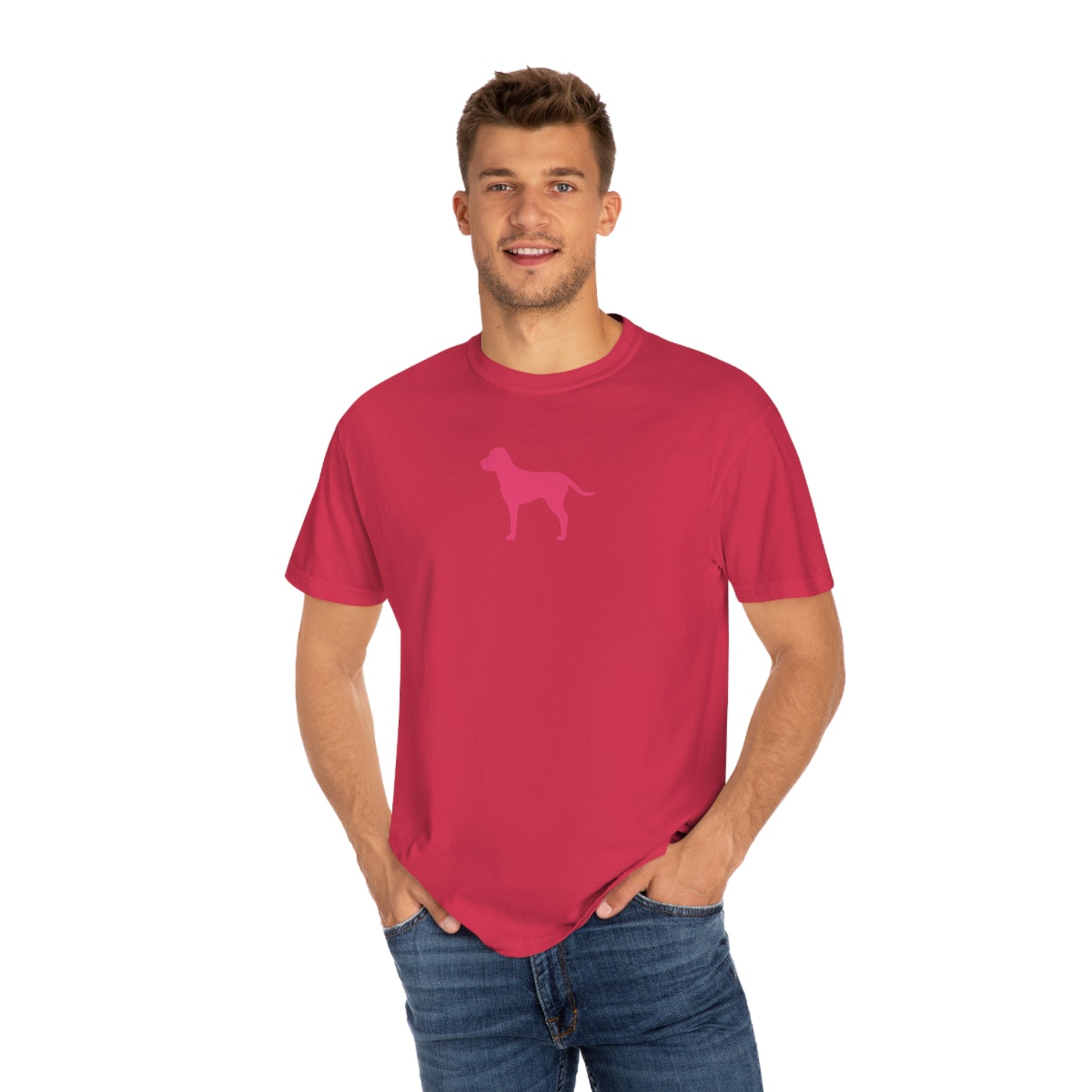 Hot Pink Dog Comfort Colors T-Shirt