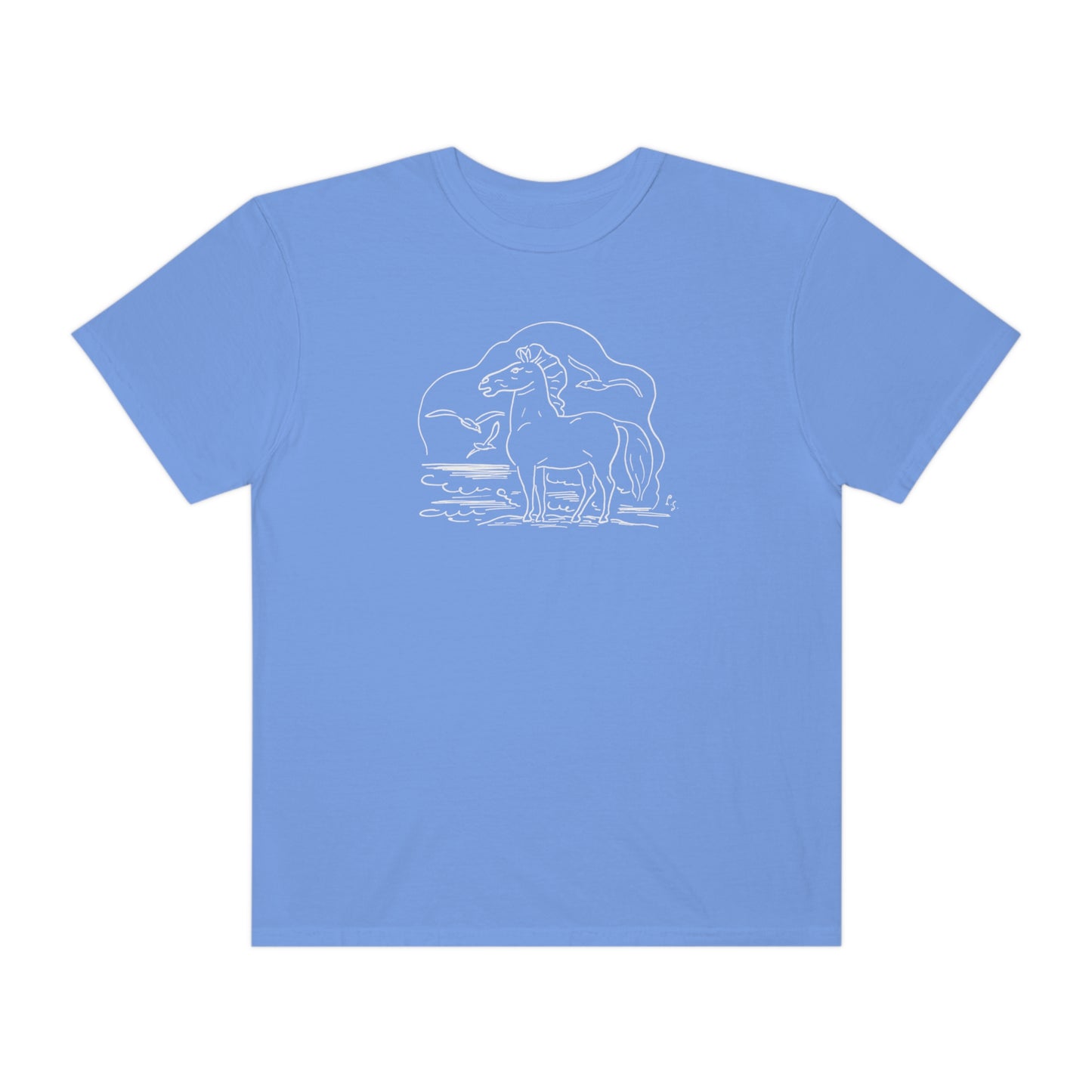 Horse on the Beach Comfort Colors T-Shirt