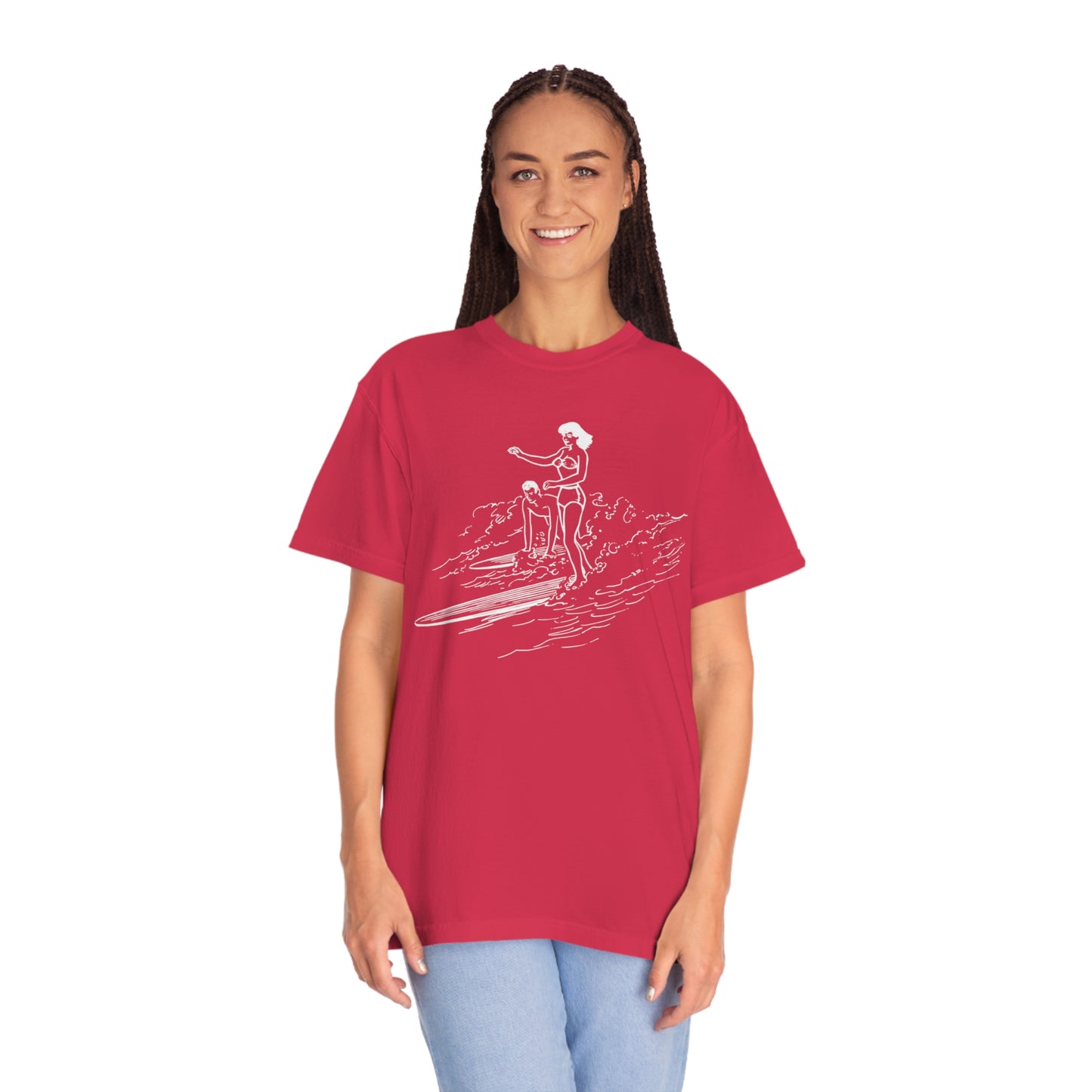 Surfing Comfort Colors T-Shirt