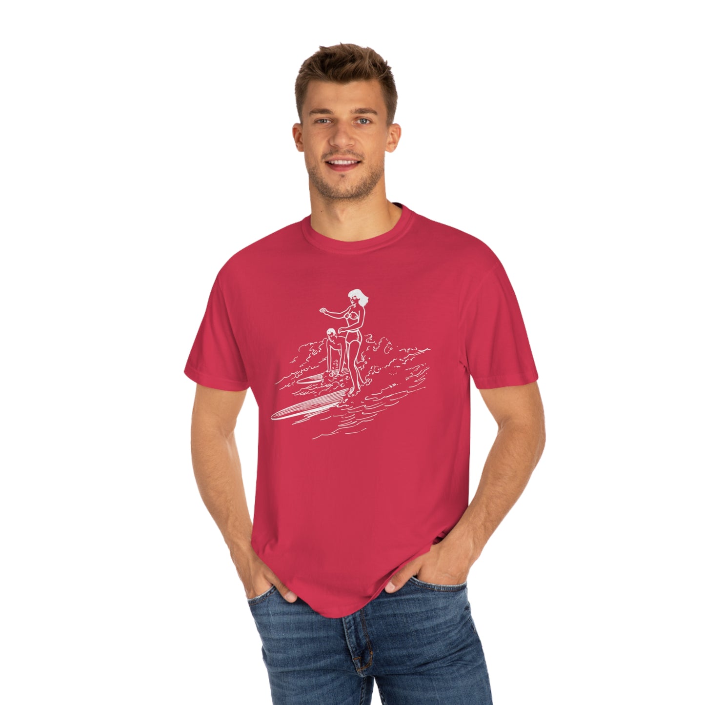 Surfing Comfort Colors T-Shirt