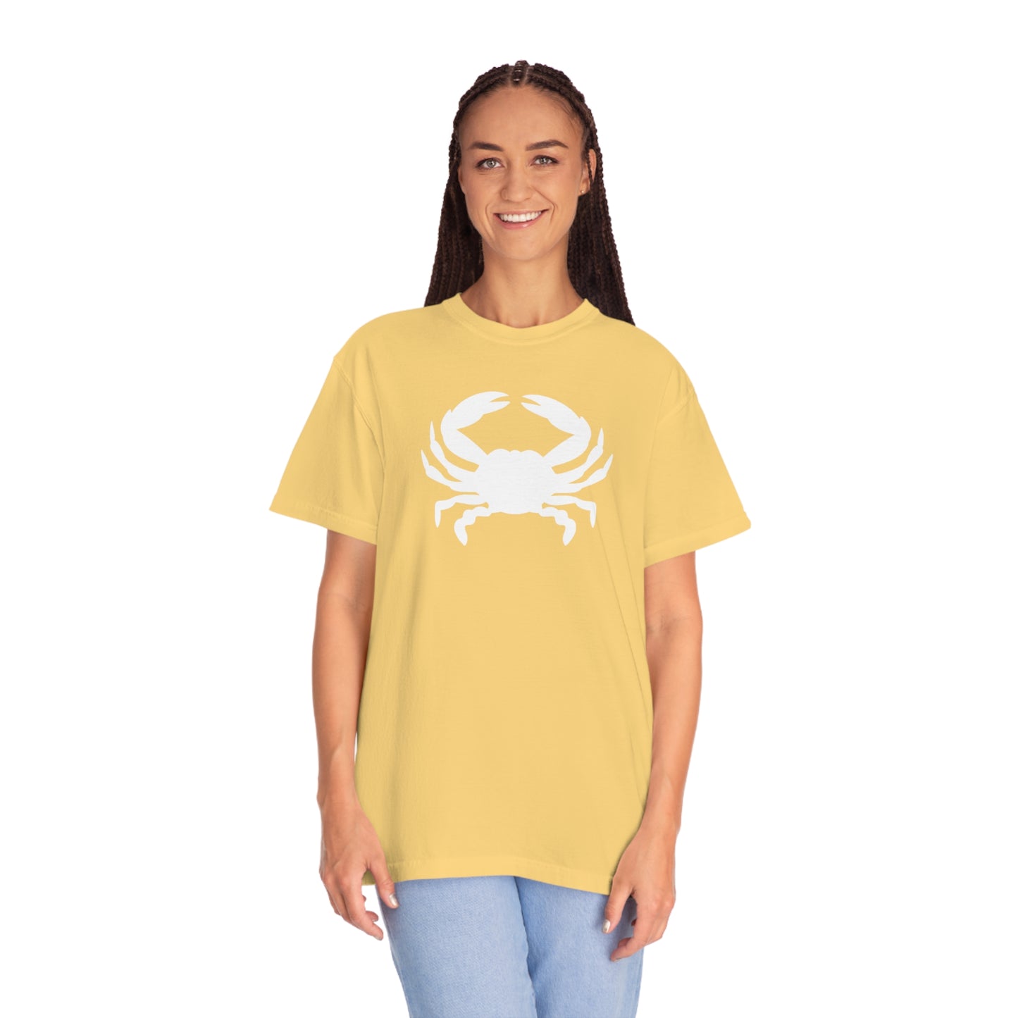 White Crab Comfort Colors T-Shirt