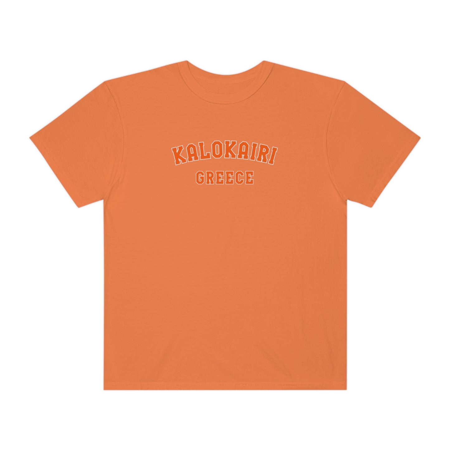 Kalokairi Orange Text Comfort Colors T-Shirt