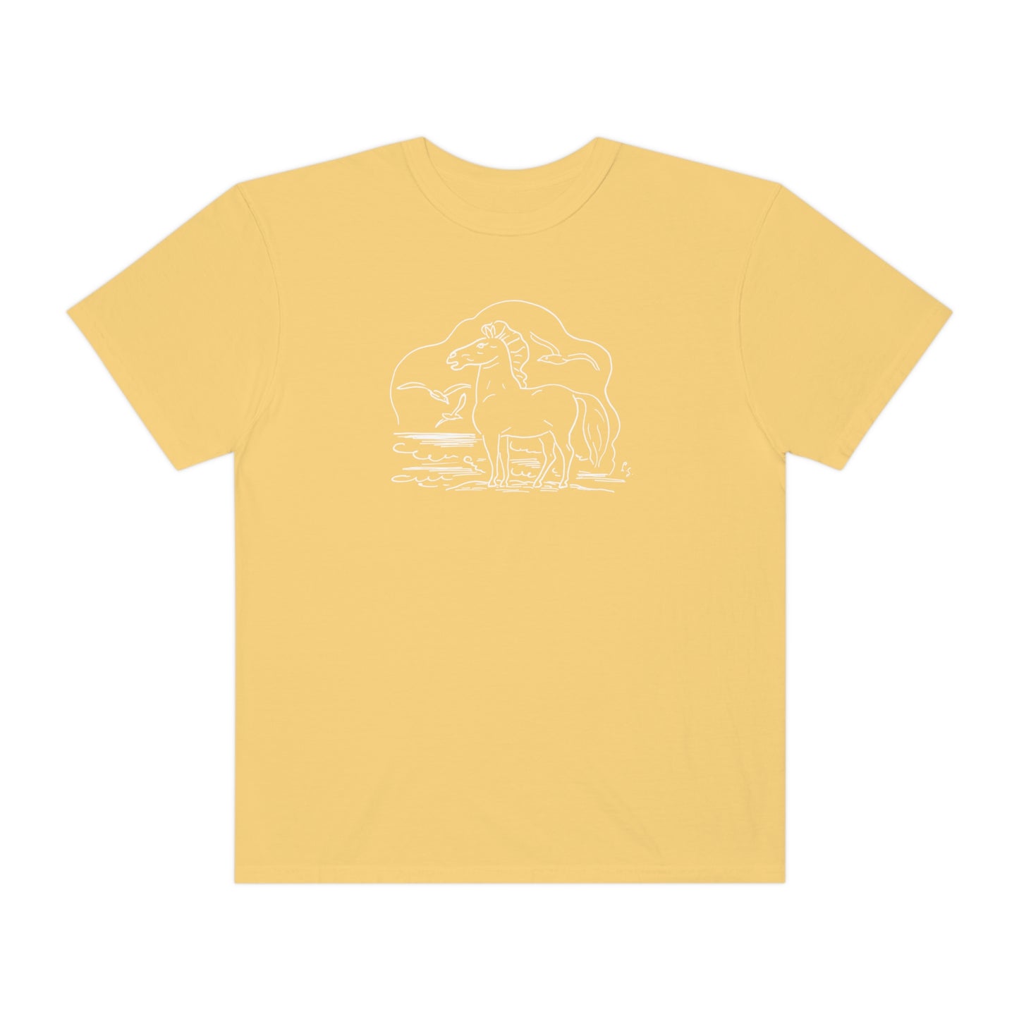 Horse on the Beach Comfort Colors T-Shirt