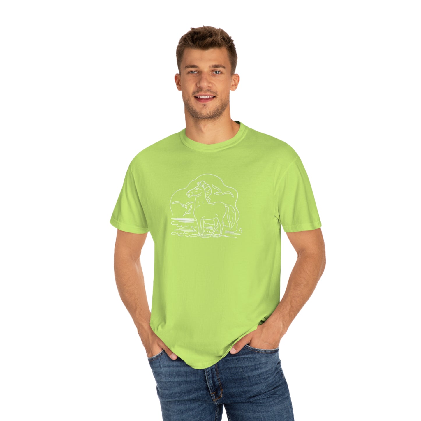 Horse on the Beach Comfort Colors T-Shirt
