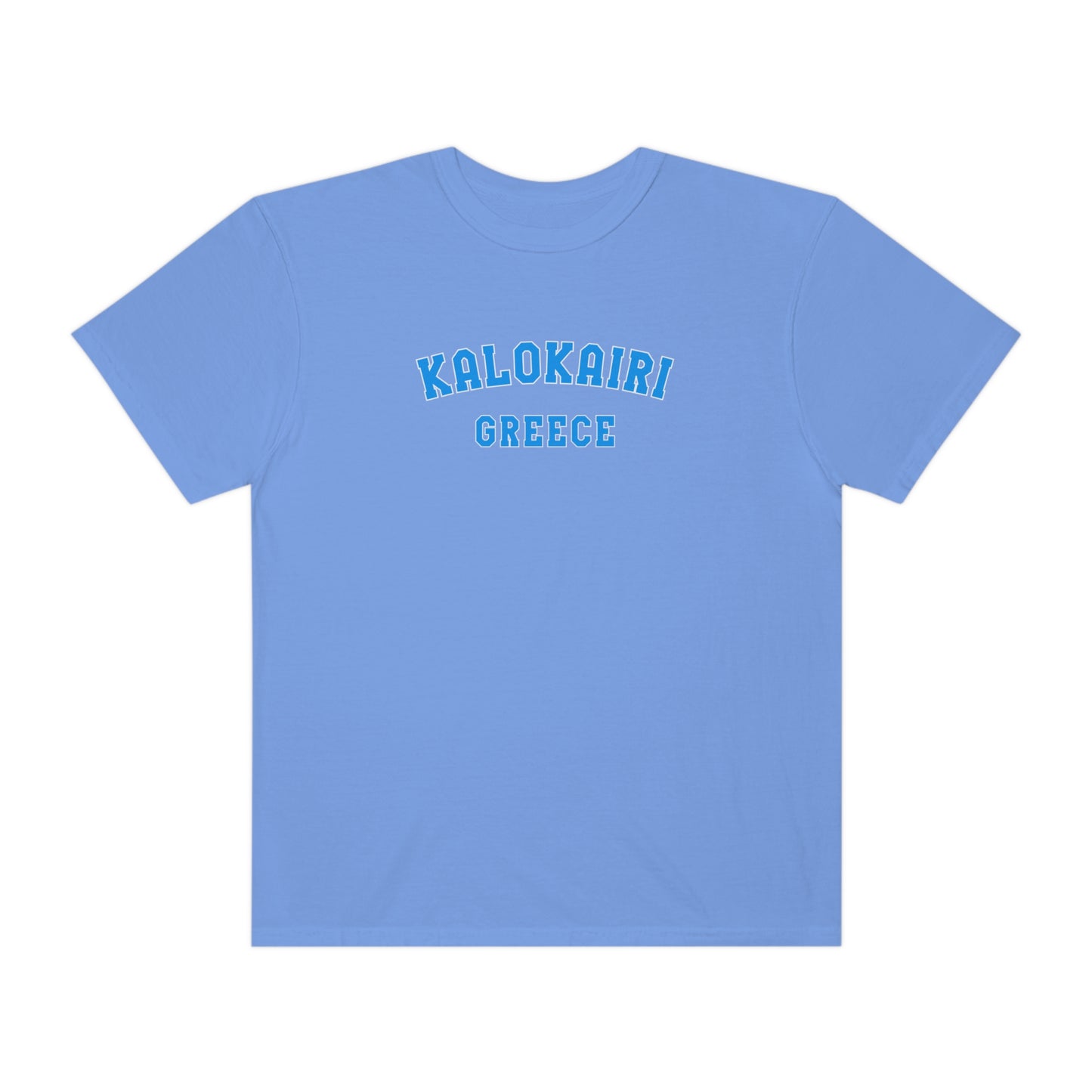 Kalokairi Blue Text Comfort Colors T-Shirt