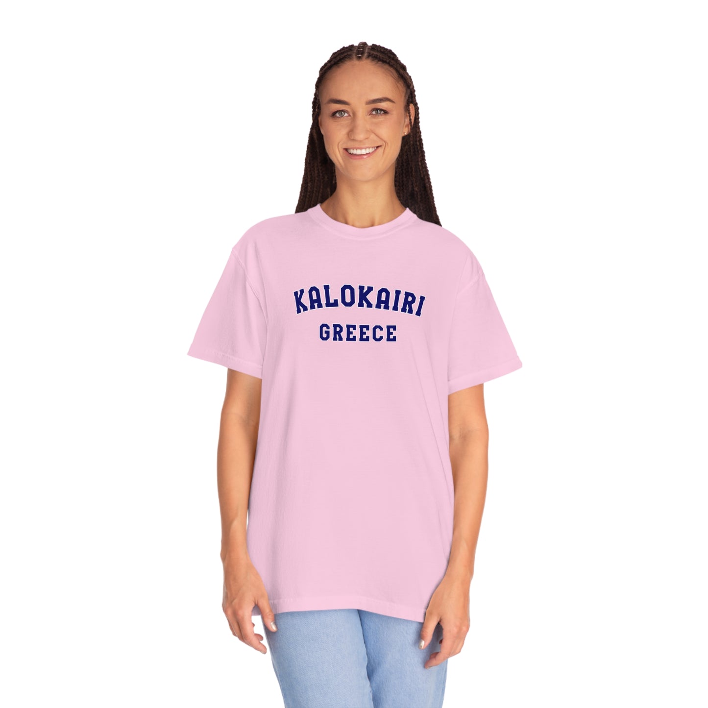 Kalokairi Navy Text Comfort Colors T-Shirt