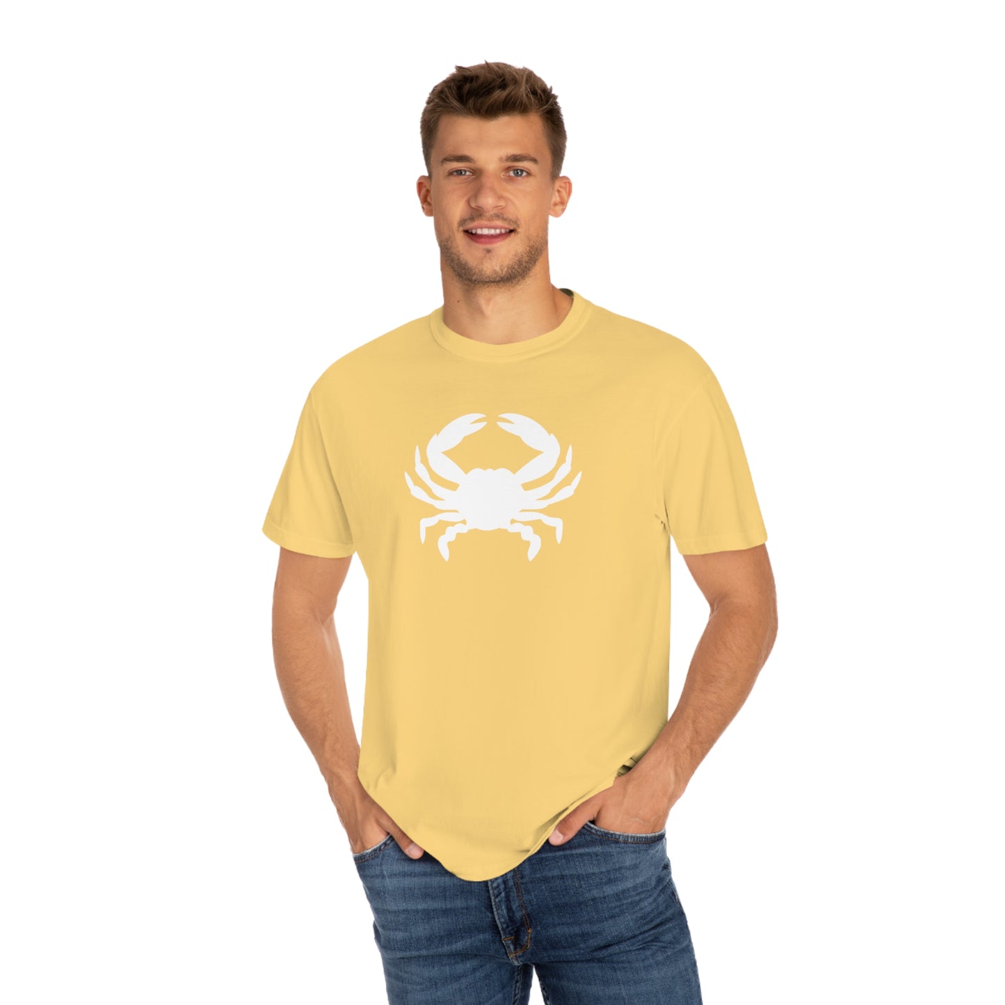 White Crab Comfort Colors T-Shirt