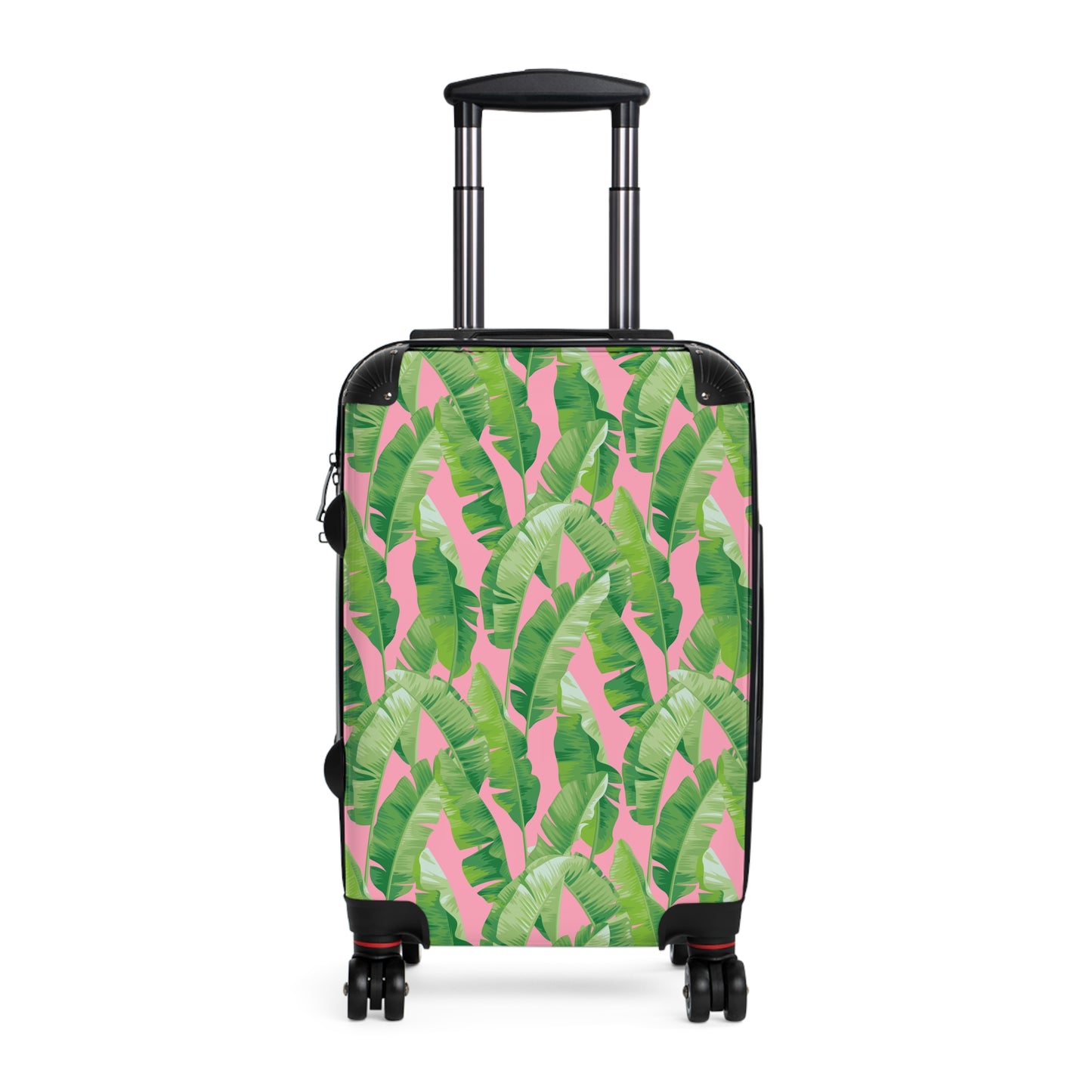 Banana Leaf on Pink Suitcases