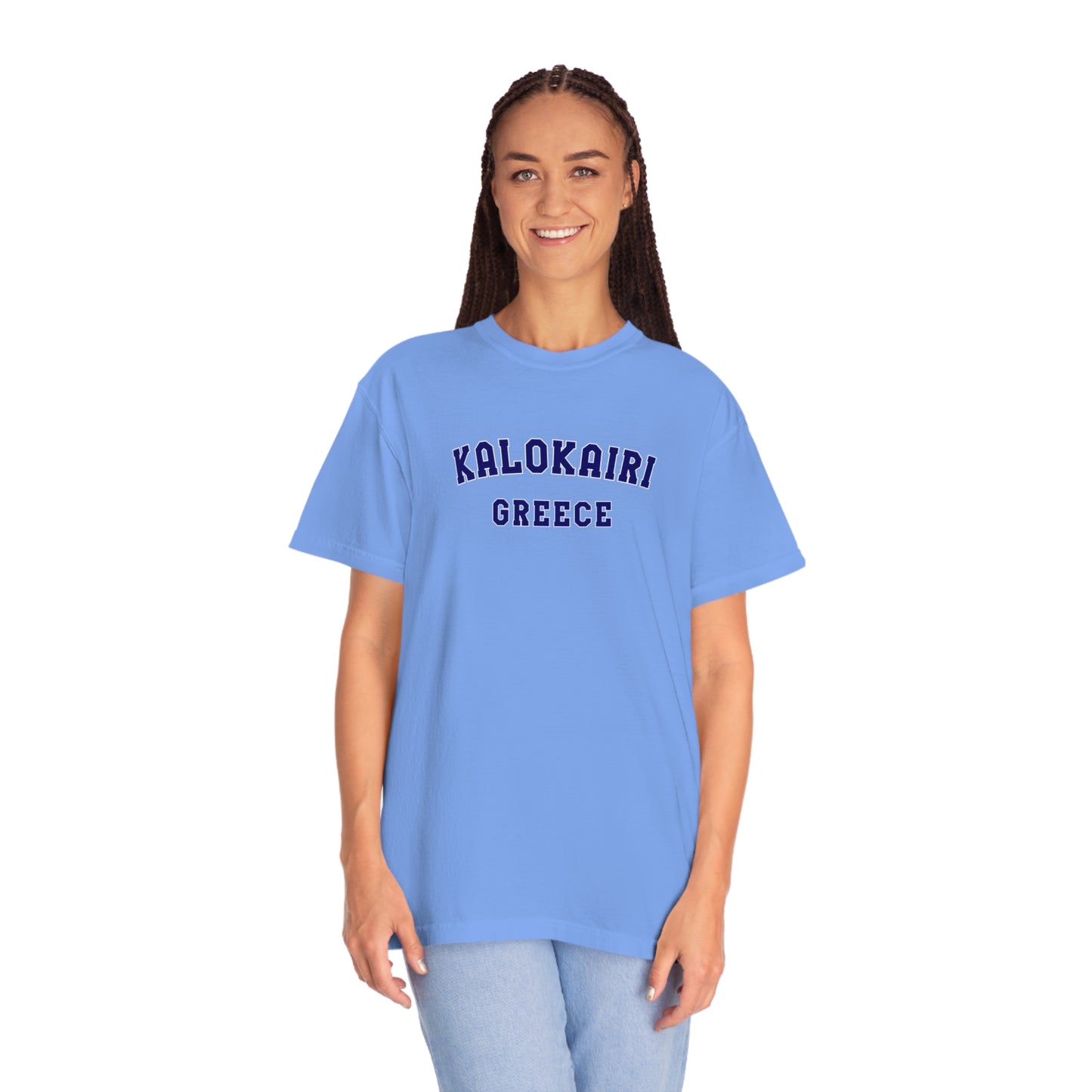 Kalokairi Navy Text Comfort Colors T-Shirt