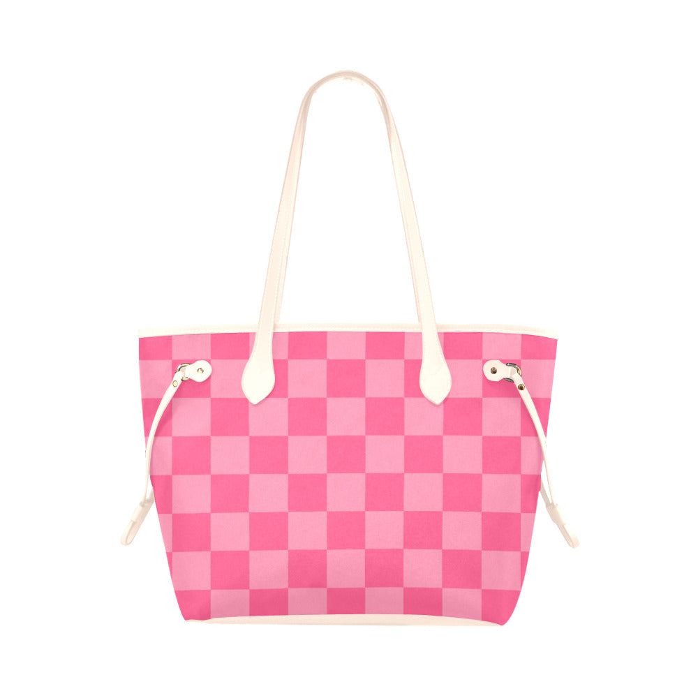 Strawberry Check Tote Bag