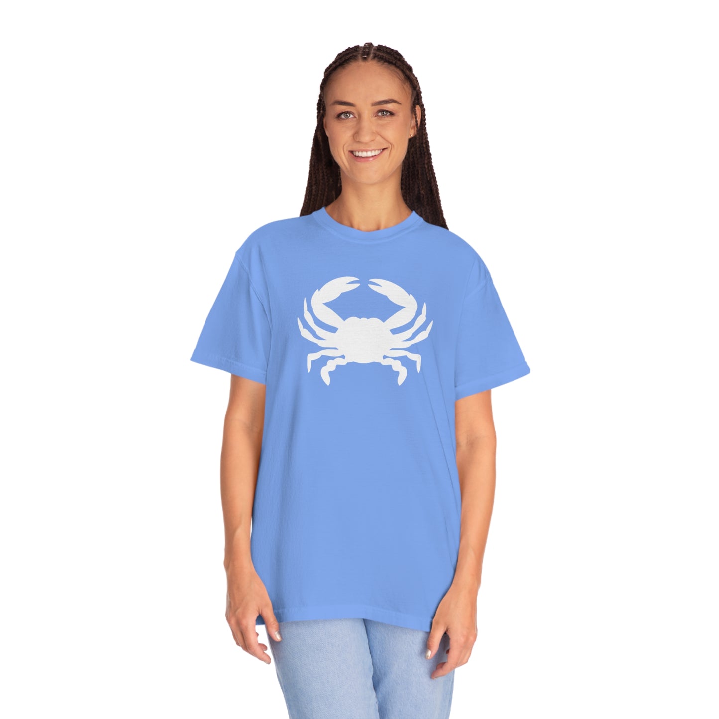 White Crab Comfort Colors T-Shirt