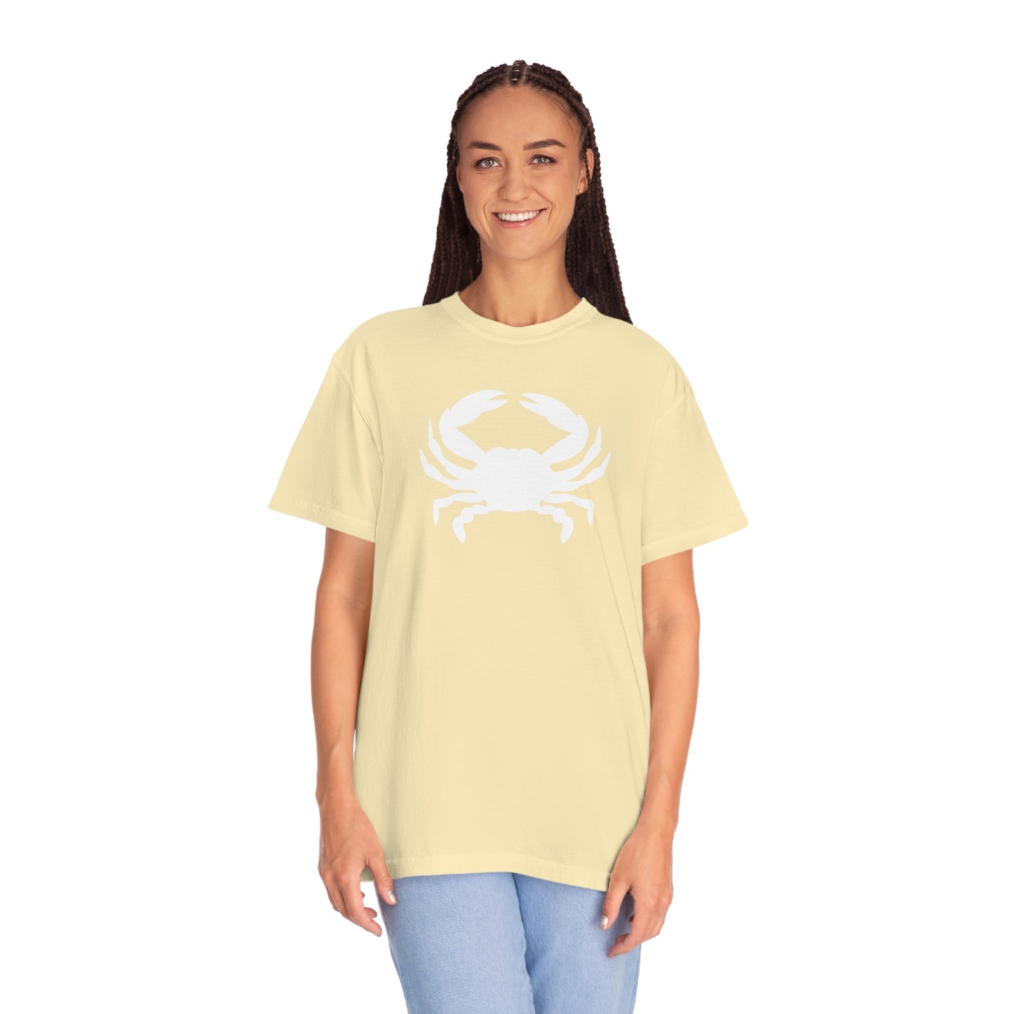 White Crab Comfort Colors T-Shirt
