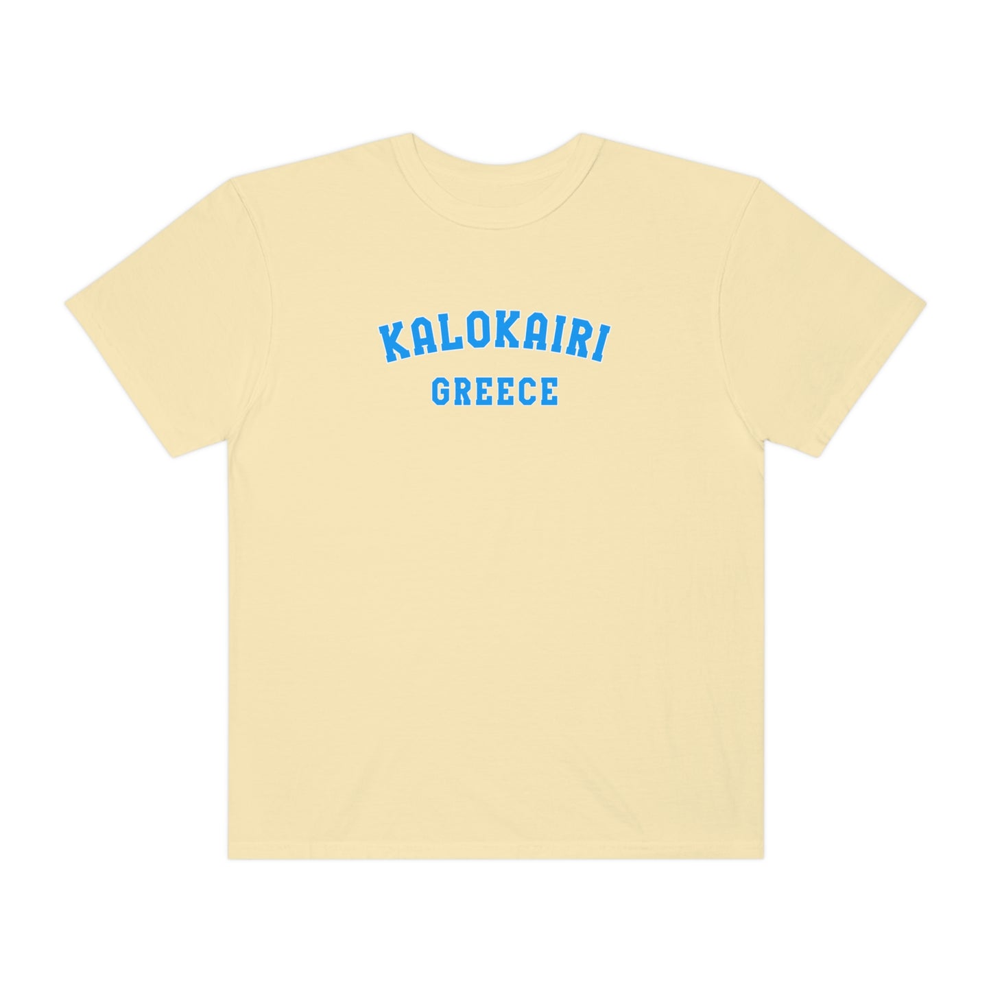 Kalokairi Blue Text Comfort Colors T-Shirt