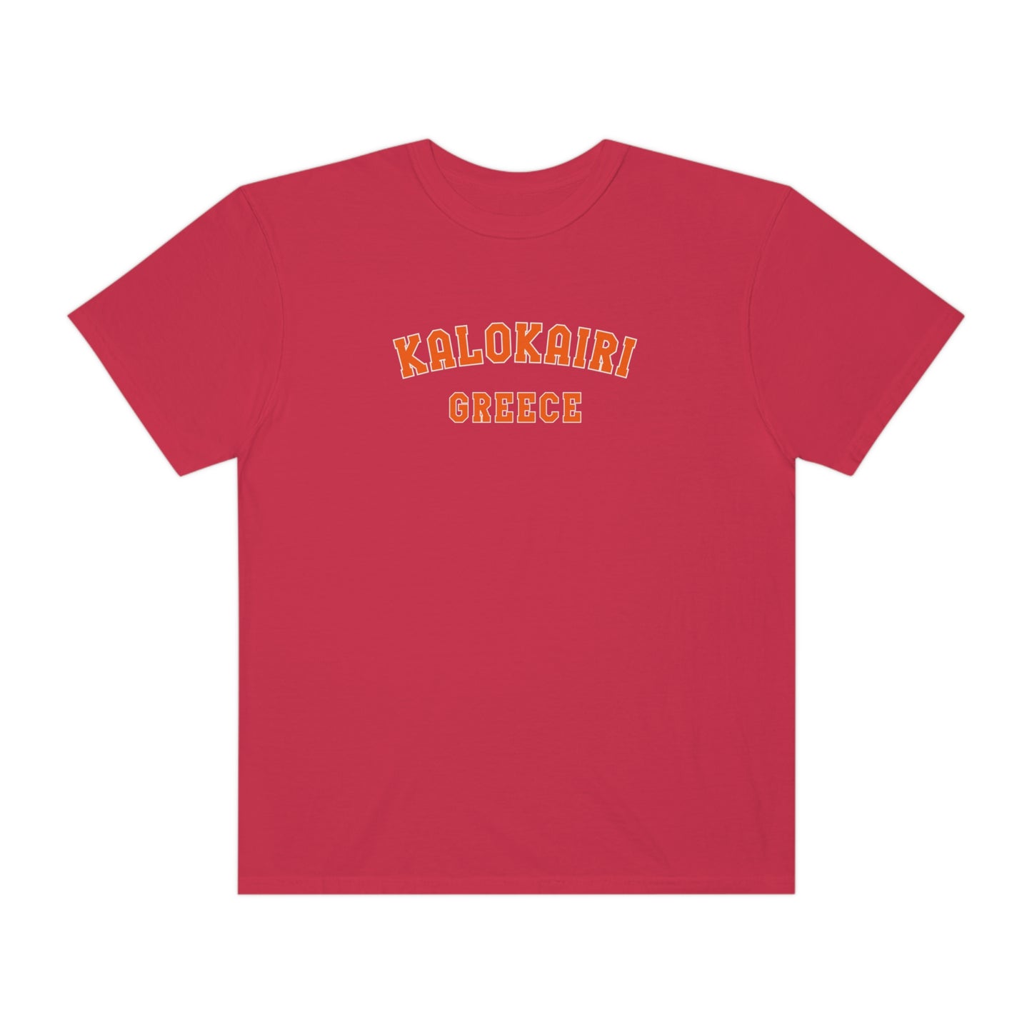 Kalokairi Orange Text Comfort Colors T-Shirt