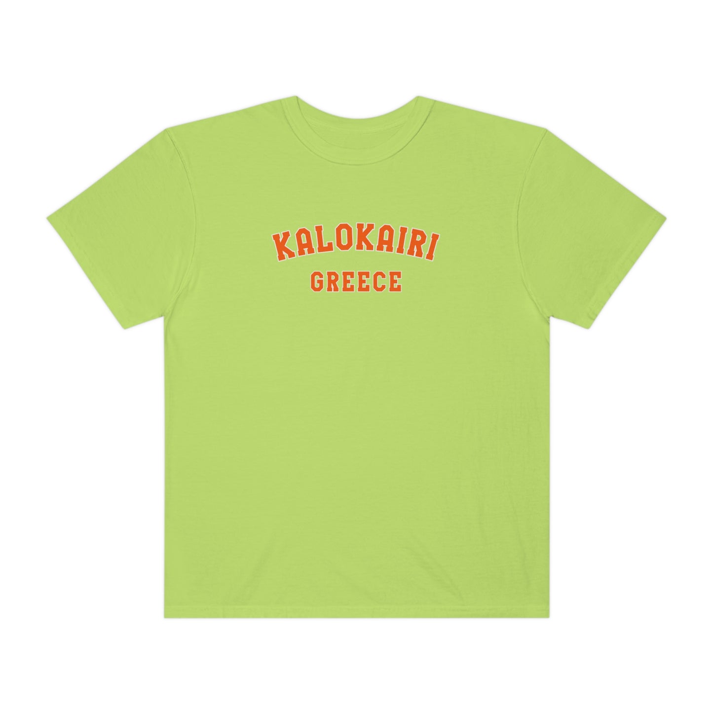 Kalokairi Orange Text Comfort Colors T-Shirt