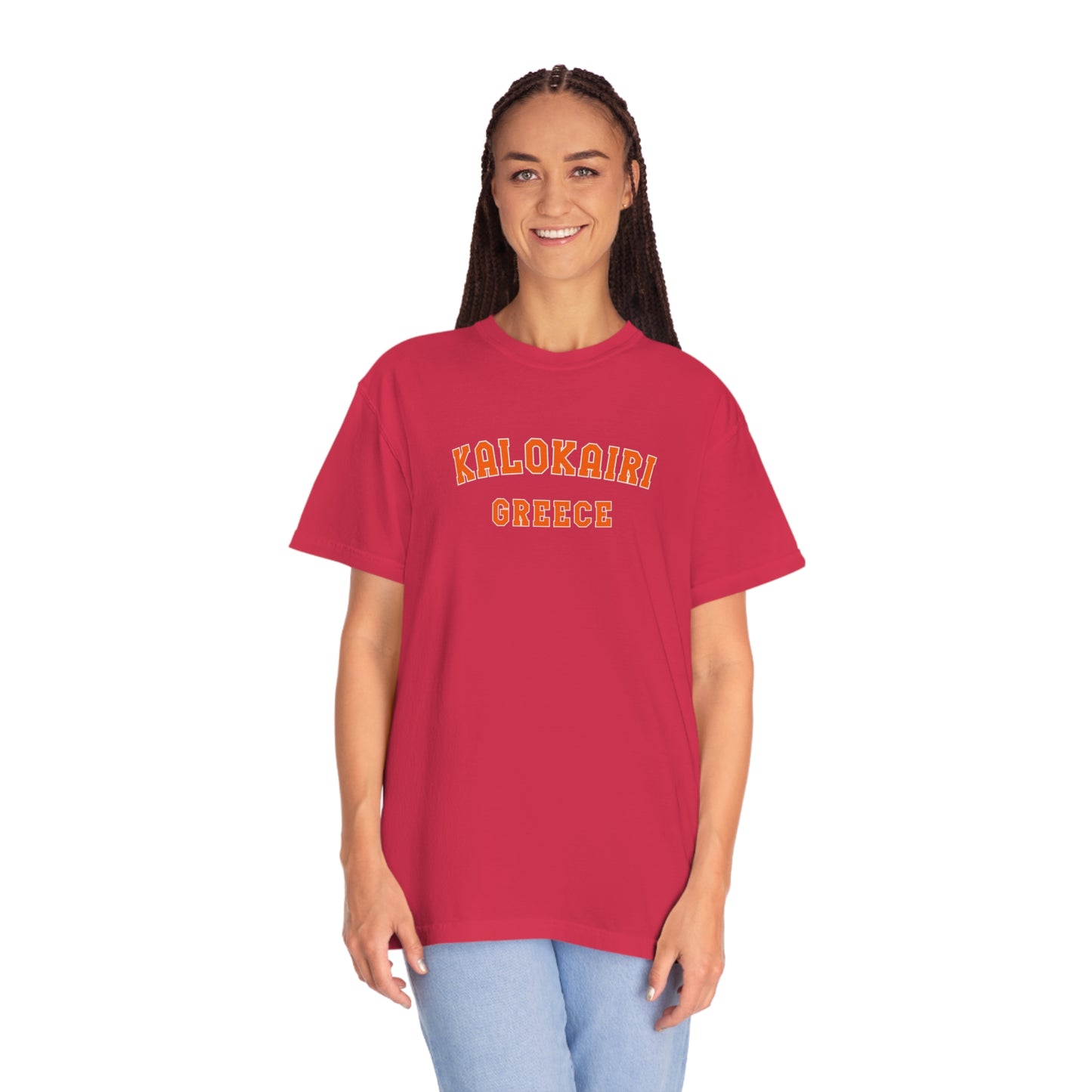 Kalokairi Orange Text Comfort Colors T-Shirt