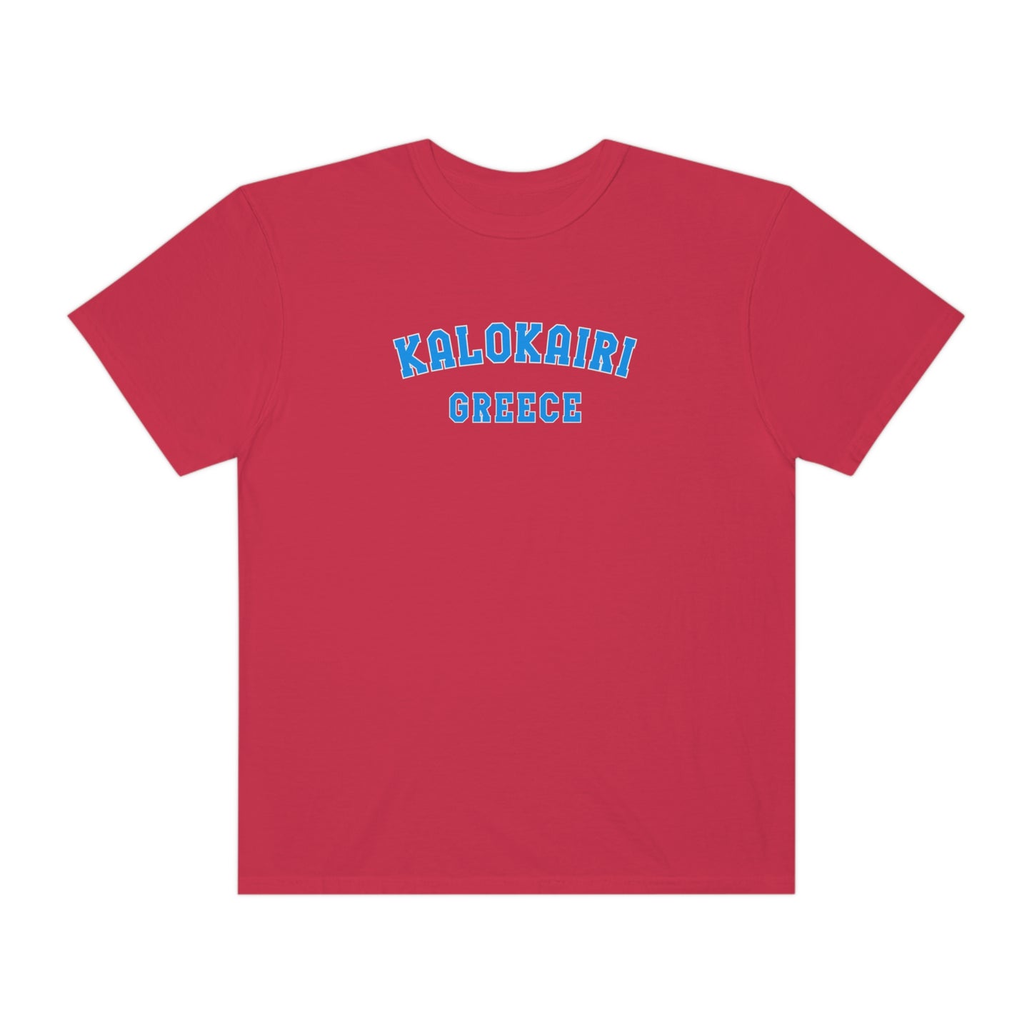 Kalokairi Blue Text Comfort Colors T-Shirt