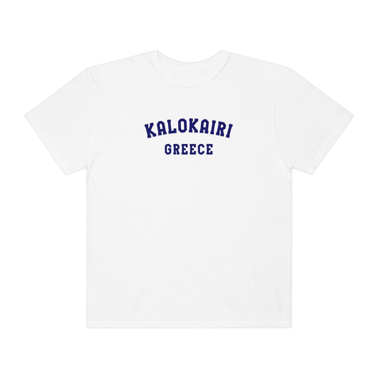 Kalokairi Navy Text Comfort Colors T-Shirt