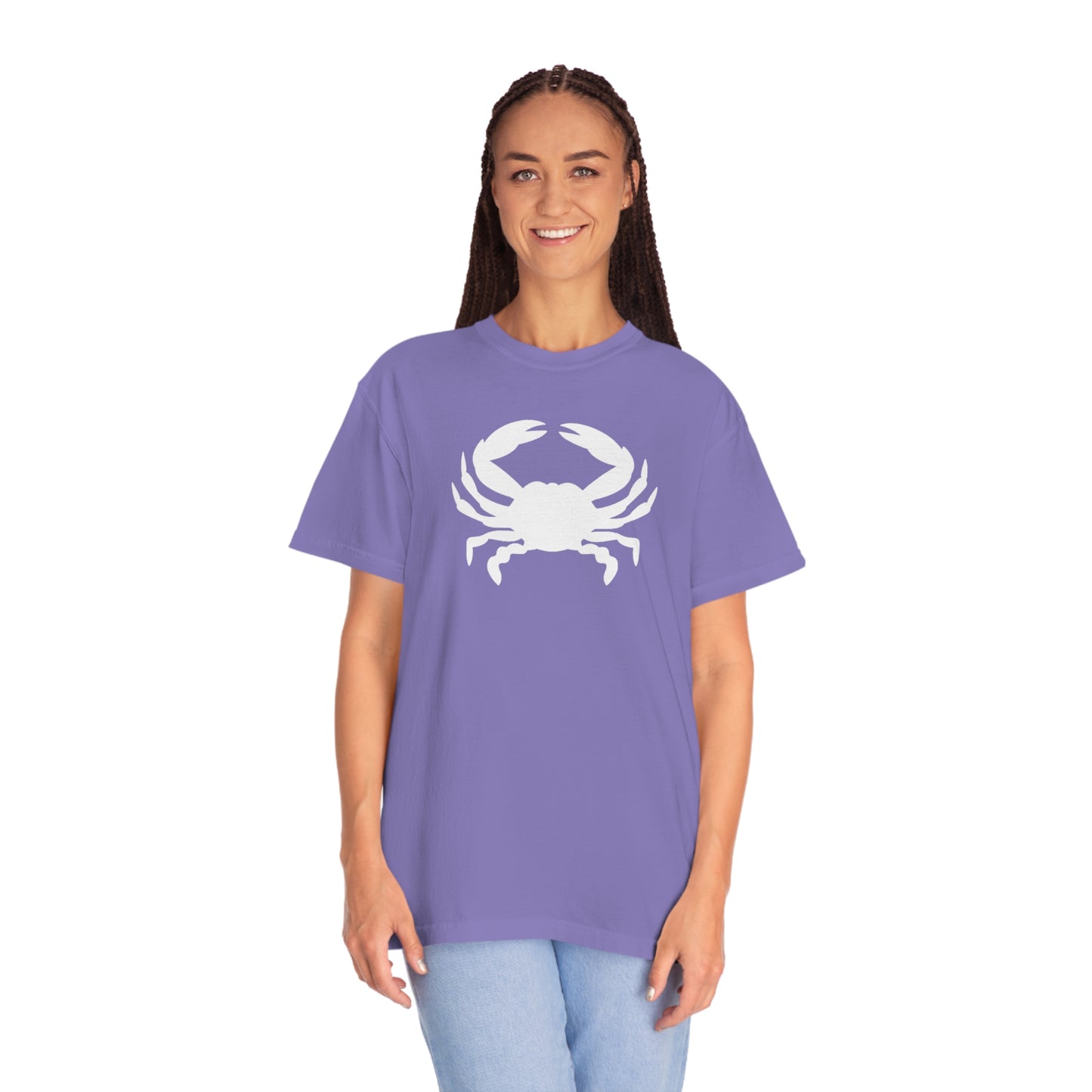 White Crab Comfort Colors T-Shirt