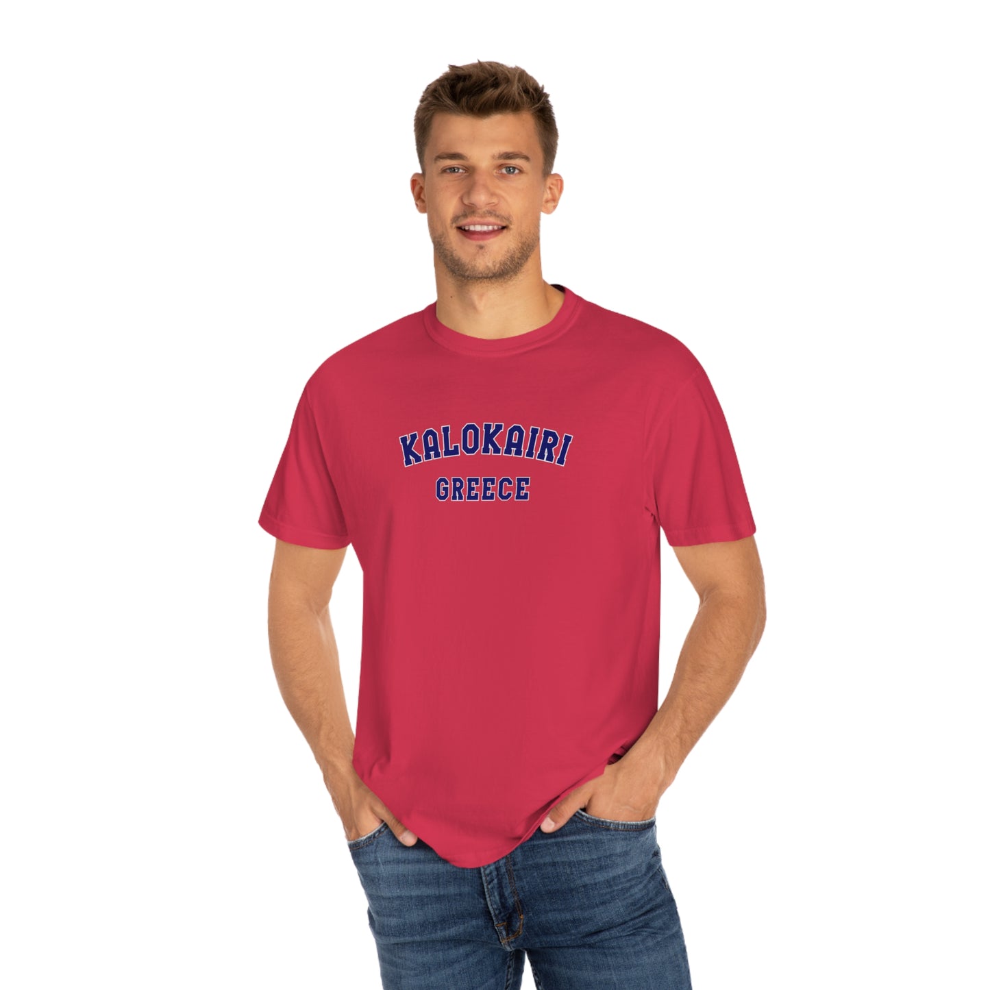 Kalokairi Navy Text Comfort Colors T-Shirt