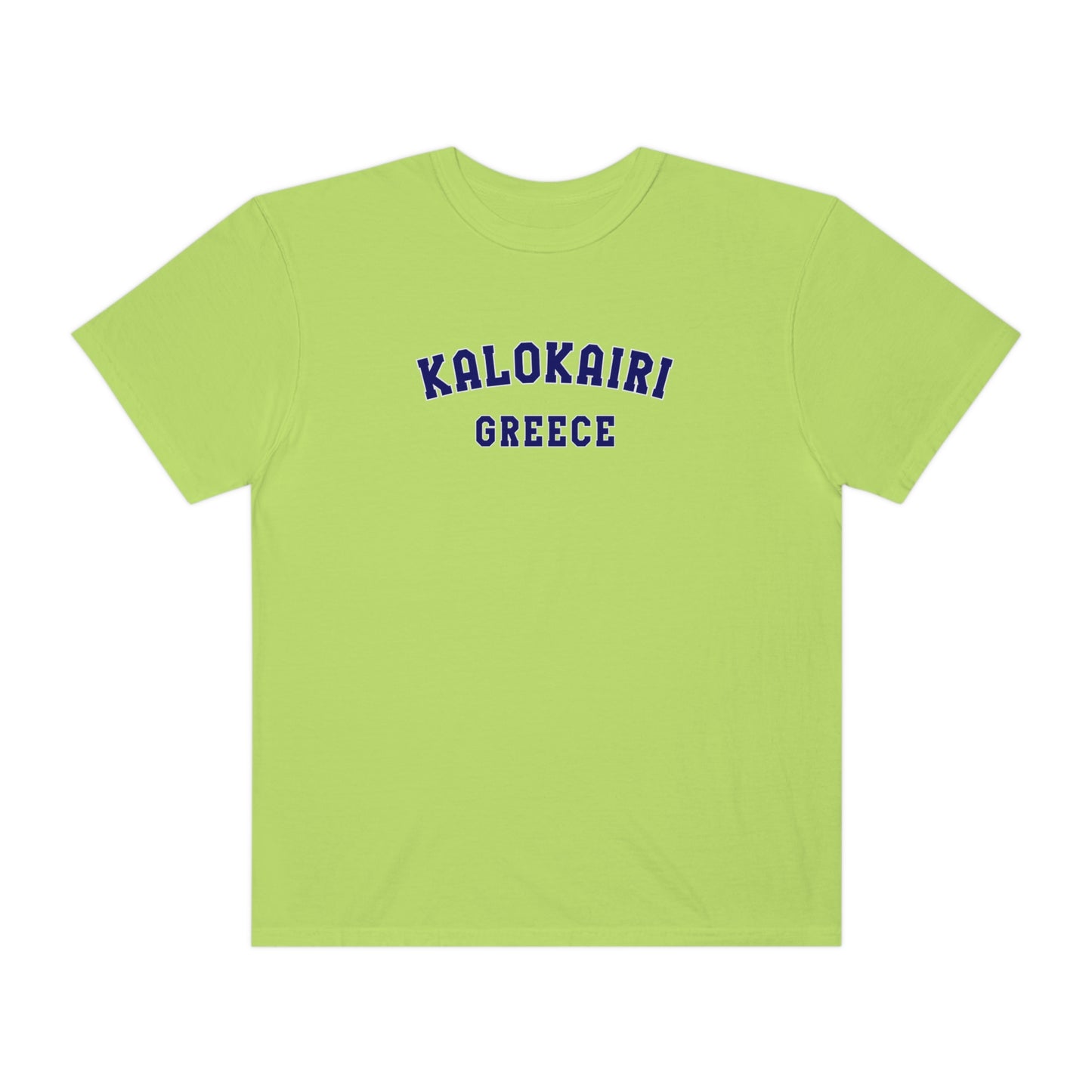Kalokairi Navy Text Comfort Colors T-Shirt